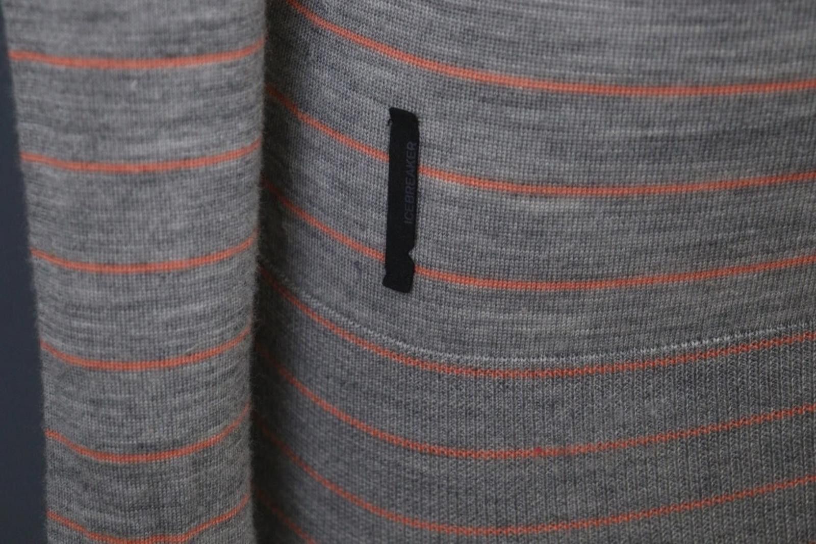 Icebreaker Icebreaker Gray Striped Wool Pullover Knit Top Size S Size S / US 4 / IT 40 - 9 Thumbnail