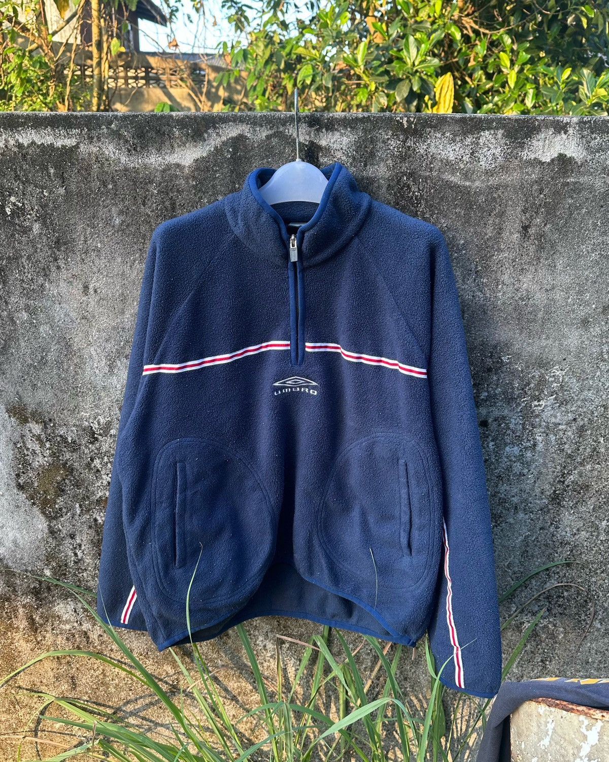 Umbro Umbro half zipper sweatshirt Size US L / EU 52-54 / 3 - 2 Thumbnail
