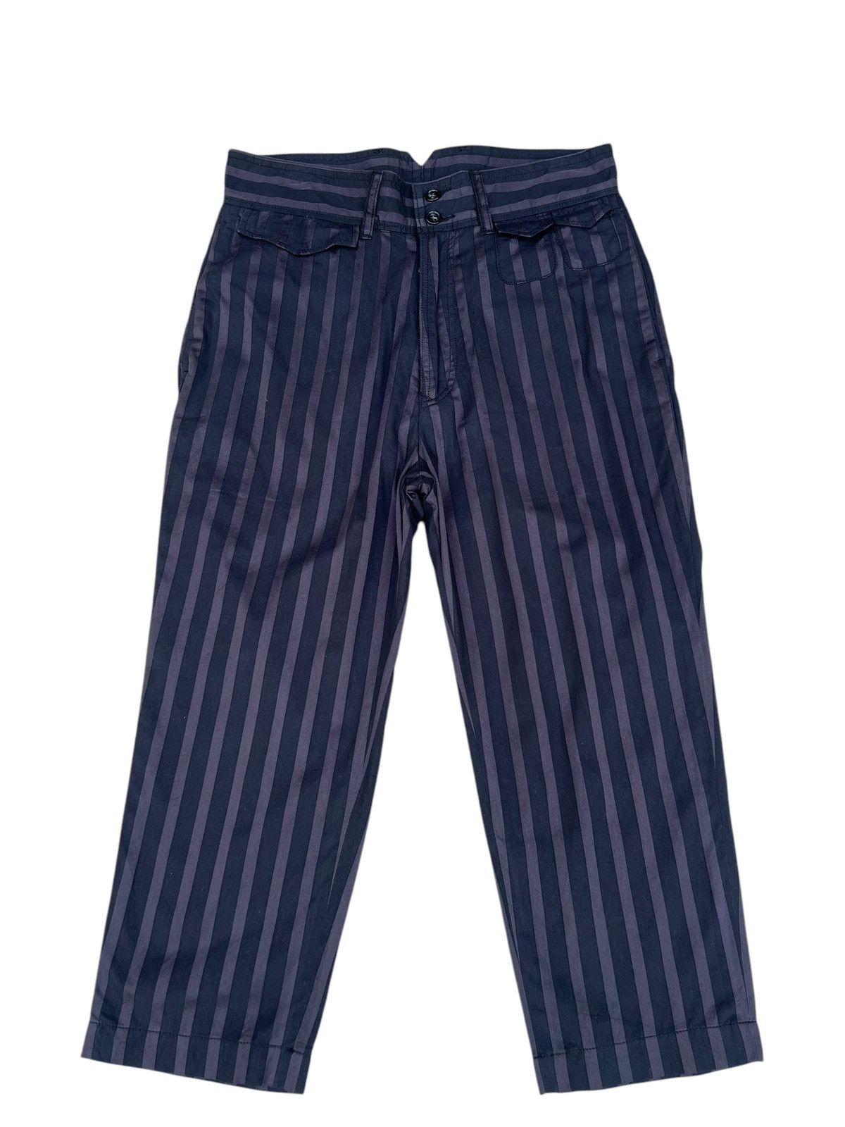 Bed j.w. Ford MOTEL By Keisuke Kohsaka Vertical Striped Cropped Pant Size US 31 - 1 Thumbnail