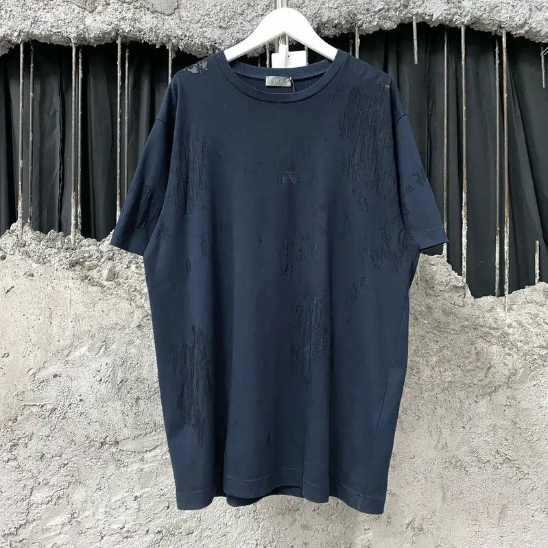 Dior Dior Men's Summer Blue Short Sleeve T-Shirt 0089 Size US M / EU 48-50 / 2 - 1 Thumbnail