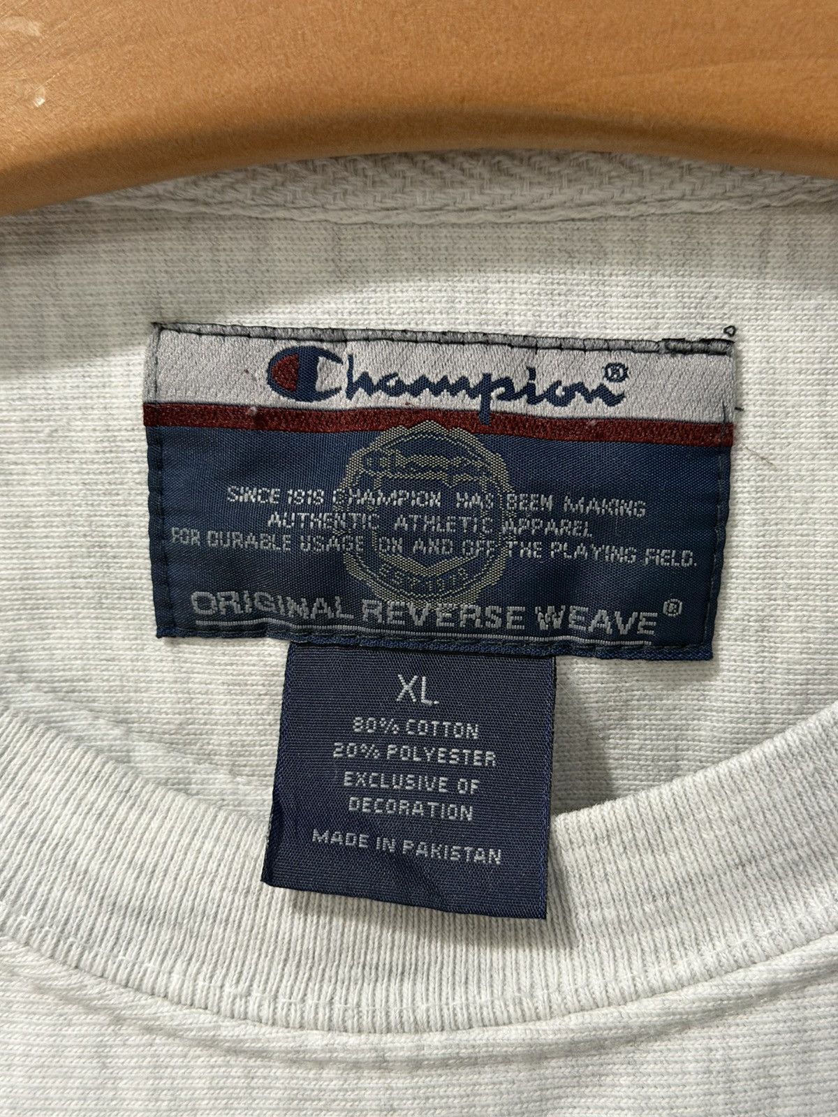 Champion Vintage Champion Virginia Tech Reverse Weave Sweatshirt XL Size US XL / EU 56 / 4 - 3 Thumbnail