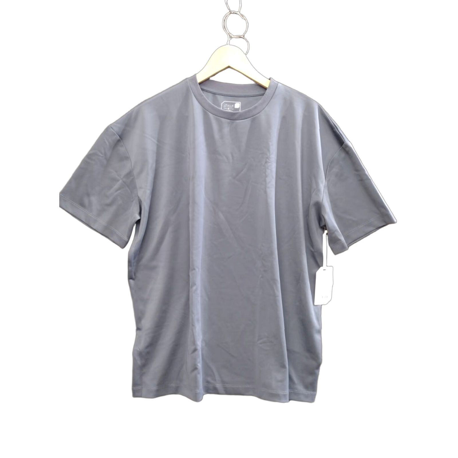 Vintage STYLUS Ladarius Campbell Shirt Short Sleeve Blue M Mens T-Shirt Crew Neck Solid Lightweight Comfort Tee Size US M / EU 48-50 / 2 - 1 Thumbnail