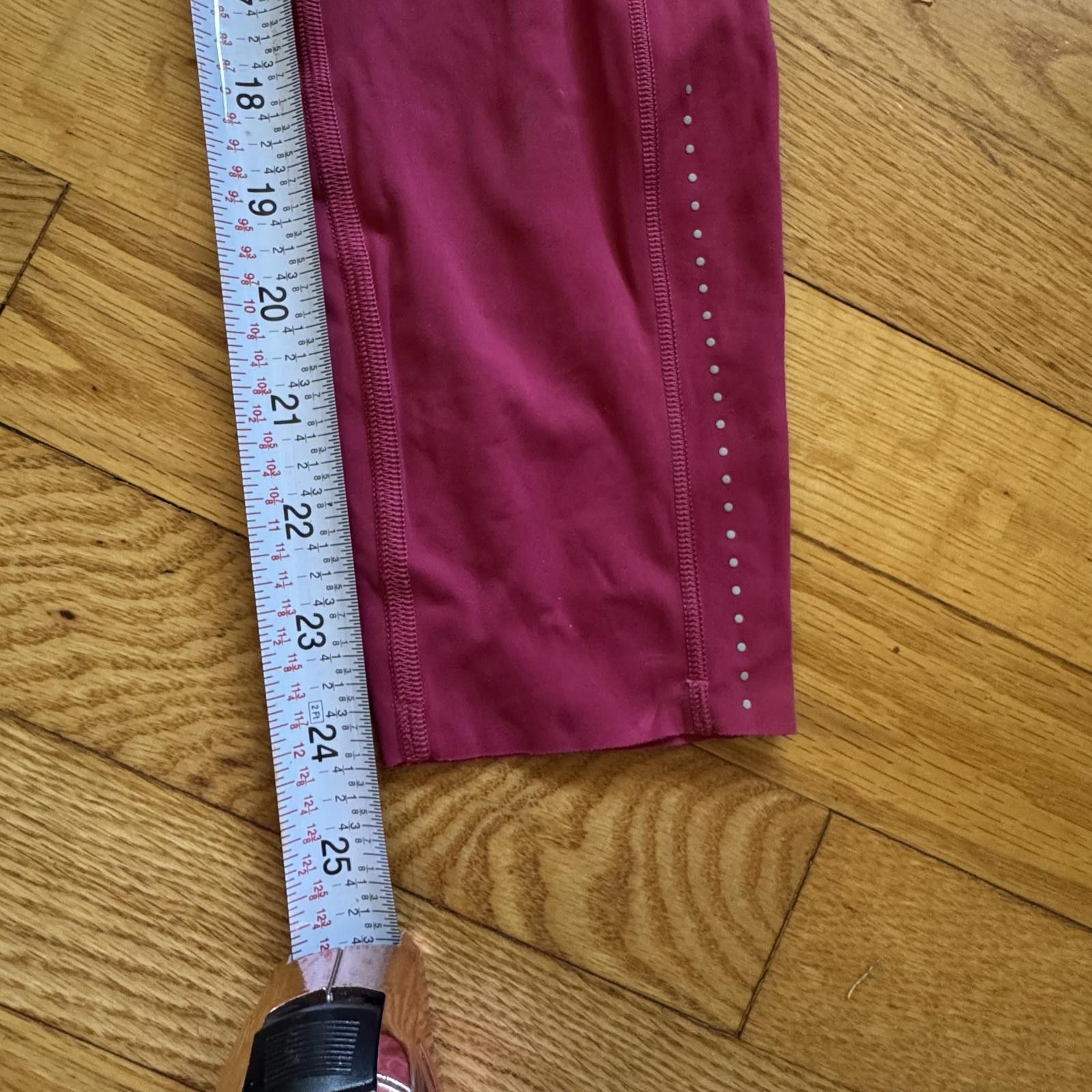 Lululemon Lululemon Pink Leggings Size 4 Size 27" / US 4 / IT 40 - 3 Thumbnail