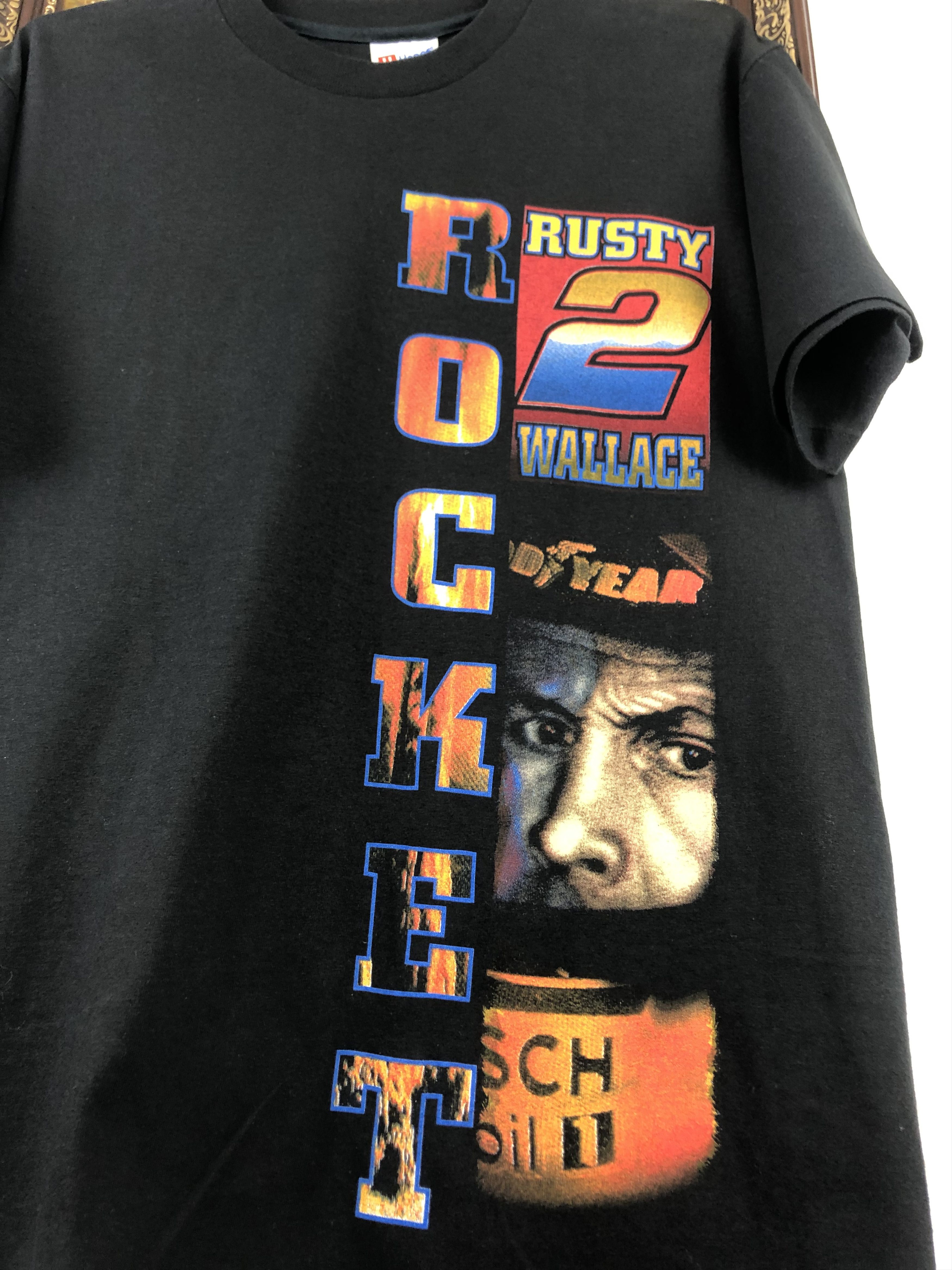 Vintage Vintage Rusty Wallace Shirt Rocket Nascar Miller Racing Tee Size US M / EU 48-50 / 2 - 7 Thumbnail