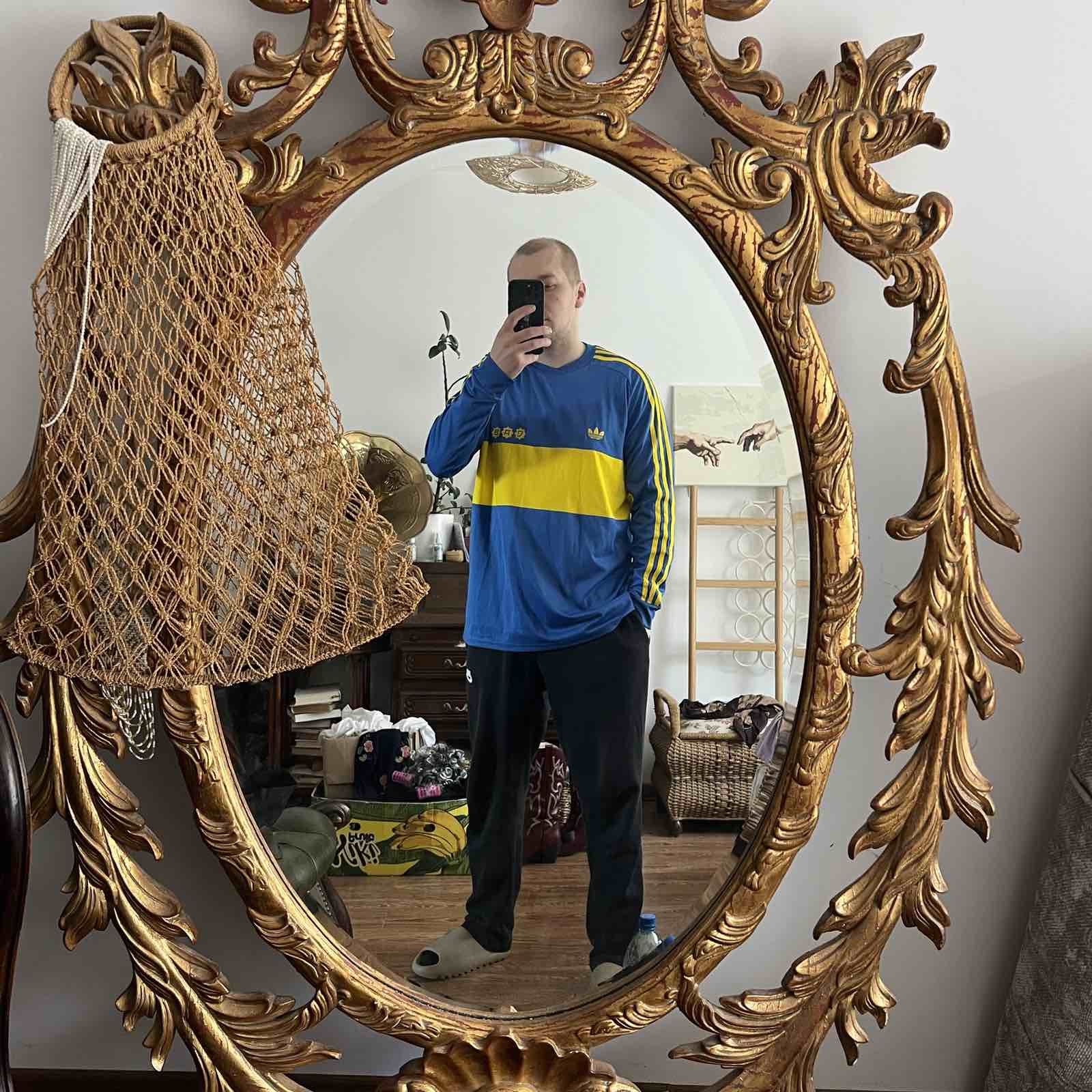 Adidas RETRO ADIDAS BOCA JUNIORS LONG SLEEVE JERSEY SZ XL Size US XL / EU 56 / 4 - 3 Thumbnail