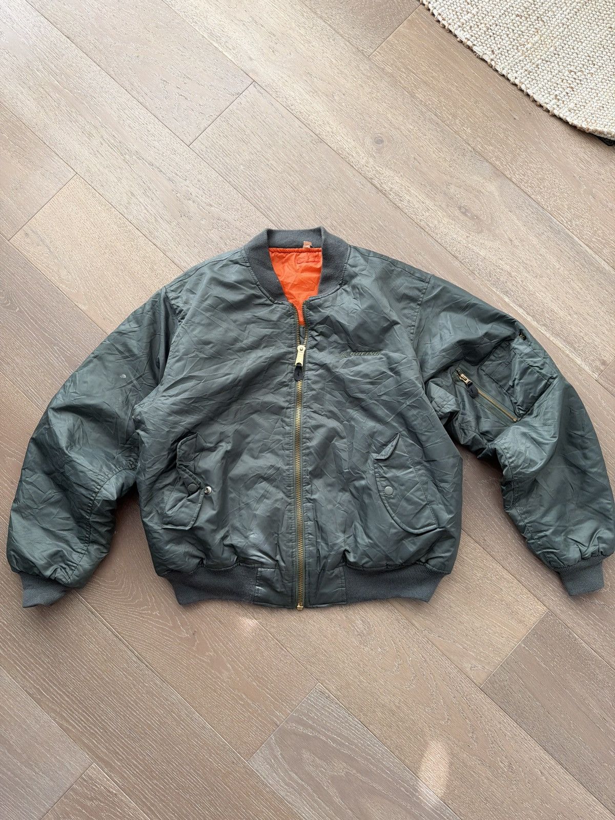 Rothco Vintage Rothco Boeing Pilots MA-1 Flight Jacket Size US XL / EU 56 / 4 - 1 Thumbnail