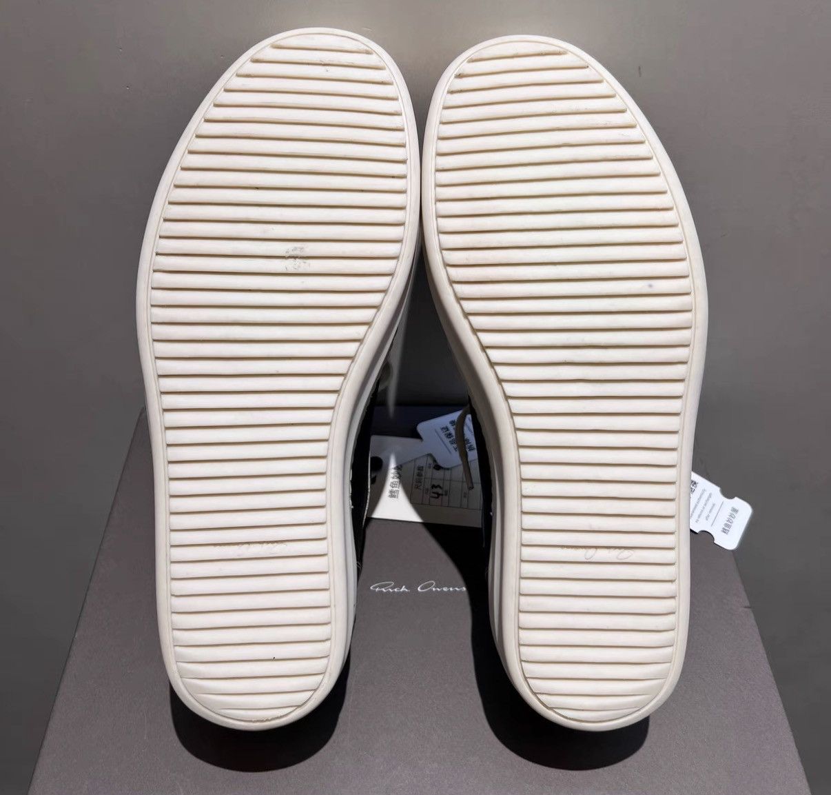 Rick Owens Rick Owens Mainline Brushed Leather Sneakers Size US 9.5 / EU 42-43 - 6 Thumbnail