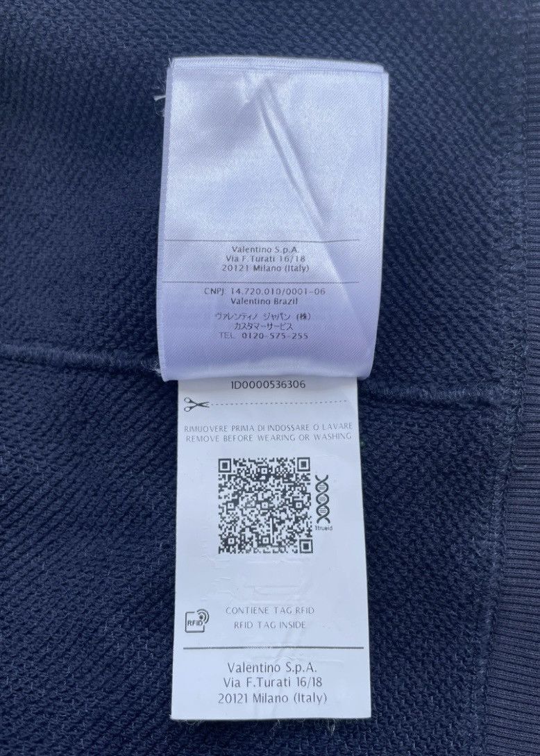Valentino Valentino Hoodie Deconstructed Logo Size US M / EU 48-50 / 2 - 12 Thumbnail