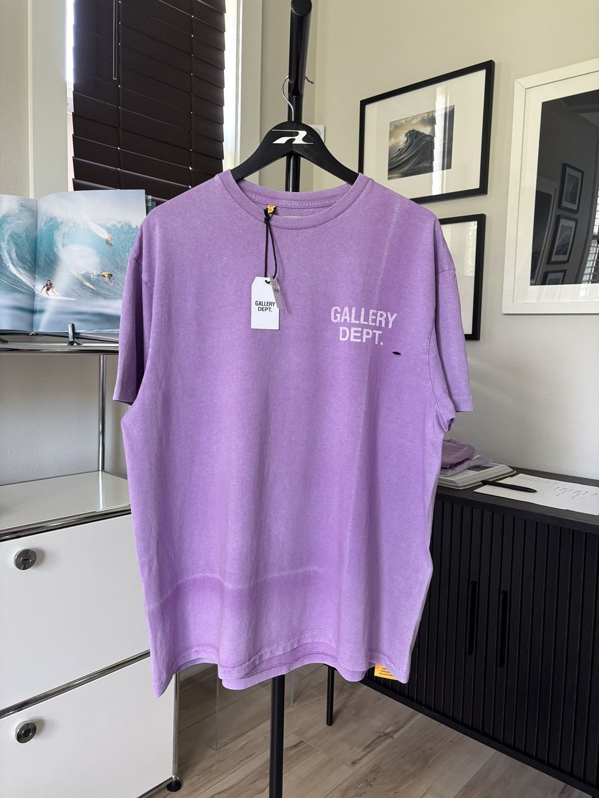 Gallery Dept. GALLERY DEPT - FADED PURPLE LOGO TEE Size US XXL / EU 58 / 5 - 5 Thumbnail