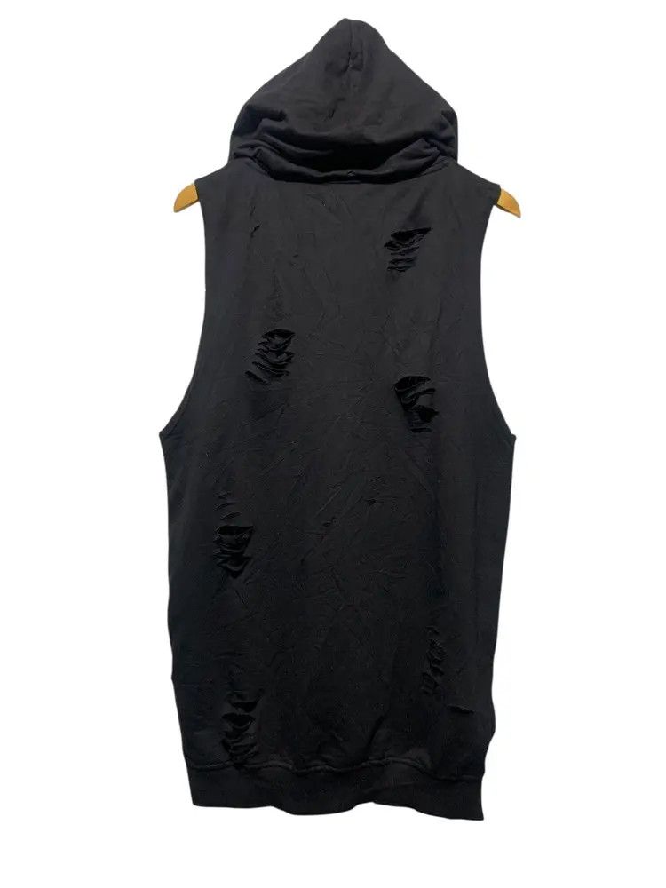 20471120 2000s Rings gothic distressed sleeveless hoodie Size US L / EU 52-54 / 3 - 9 Thumbnail