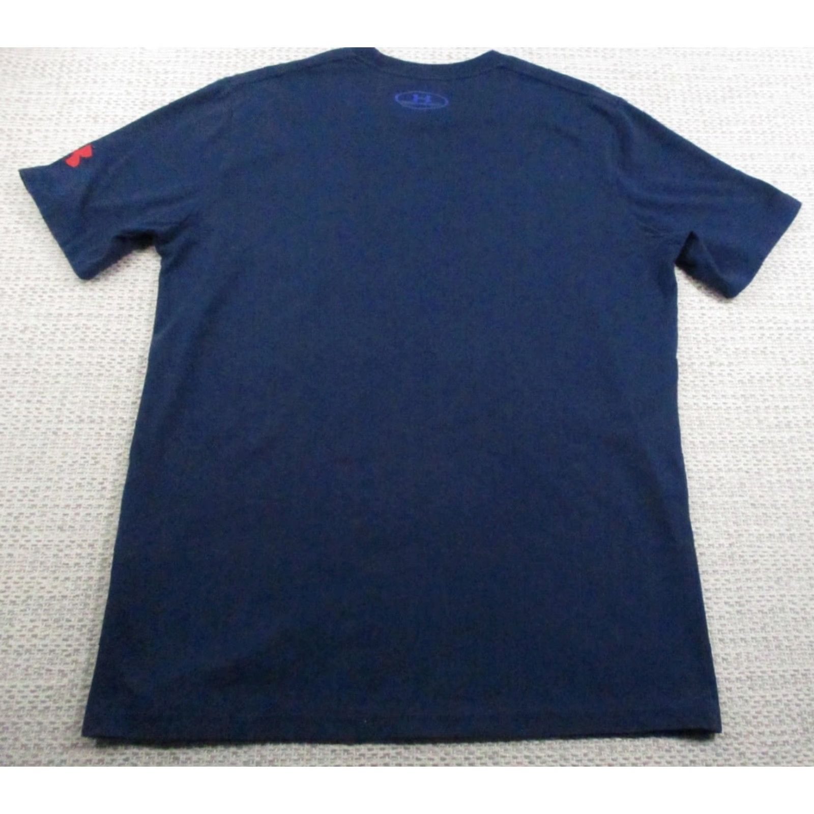 Under Armour Under Armour Shirt Mens Medium Blue USA HeatGear Loose Fit Patriotic Graphic Size US M / EU 48-50 / 2 - 7 Thumbnail