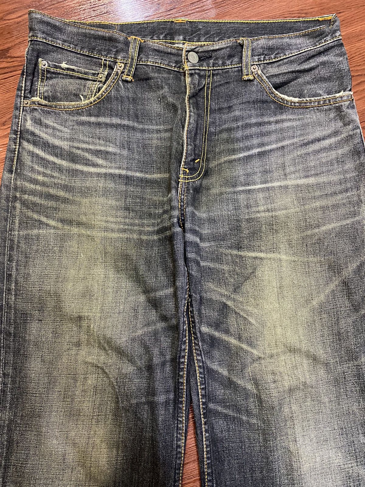 Levi's Vintage Levis702 90s Black Denim Baggy Style Jeans Size US 36 / EU 52 - 3 Thumbnail