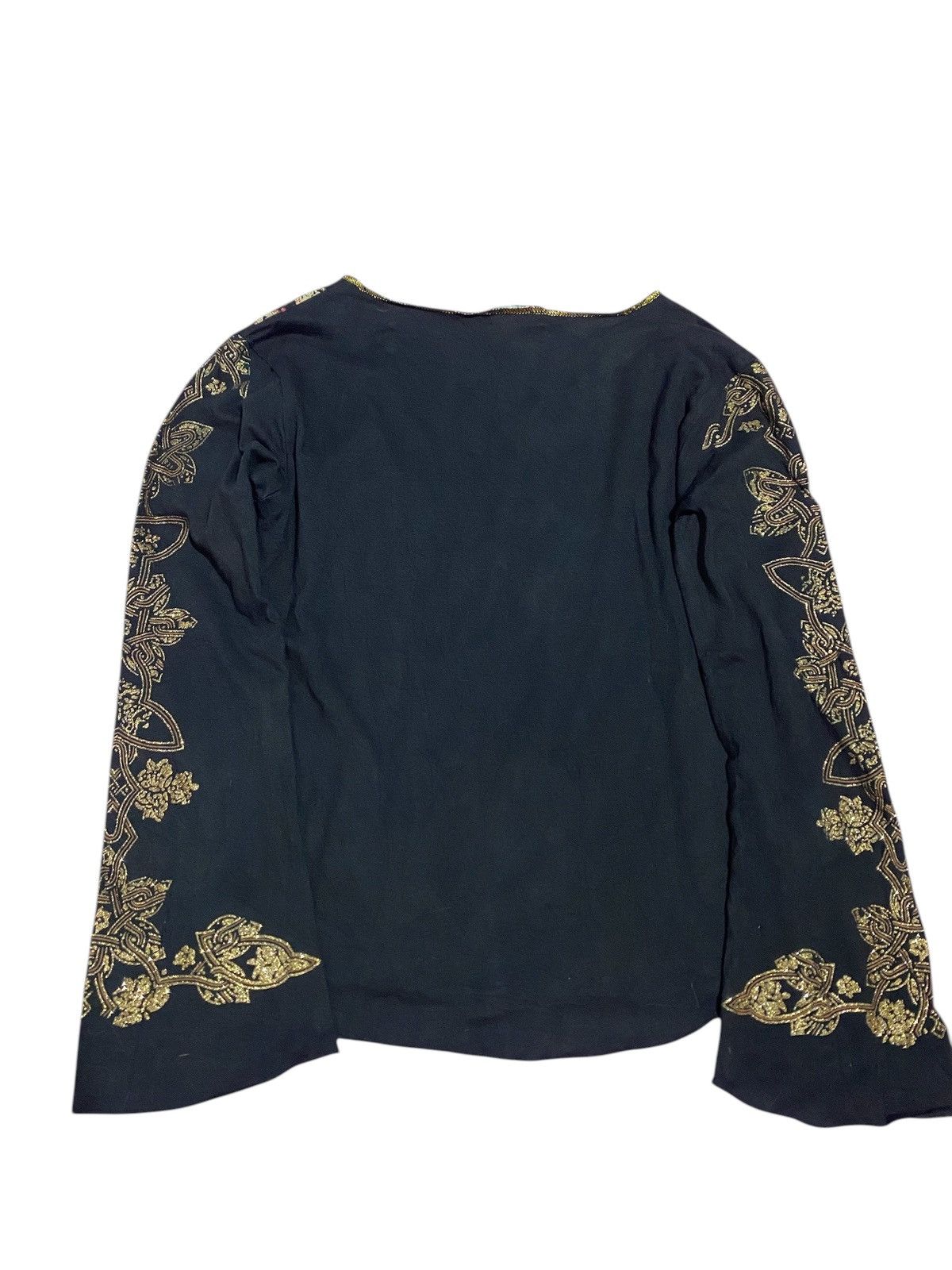 Japanese Brand × Morgan Homme × Vintage Vintage Morgan De Toi tribal western flare sleeve Size XS / US 0-2 / IT 36-38 - 9 Thumbnail
