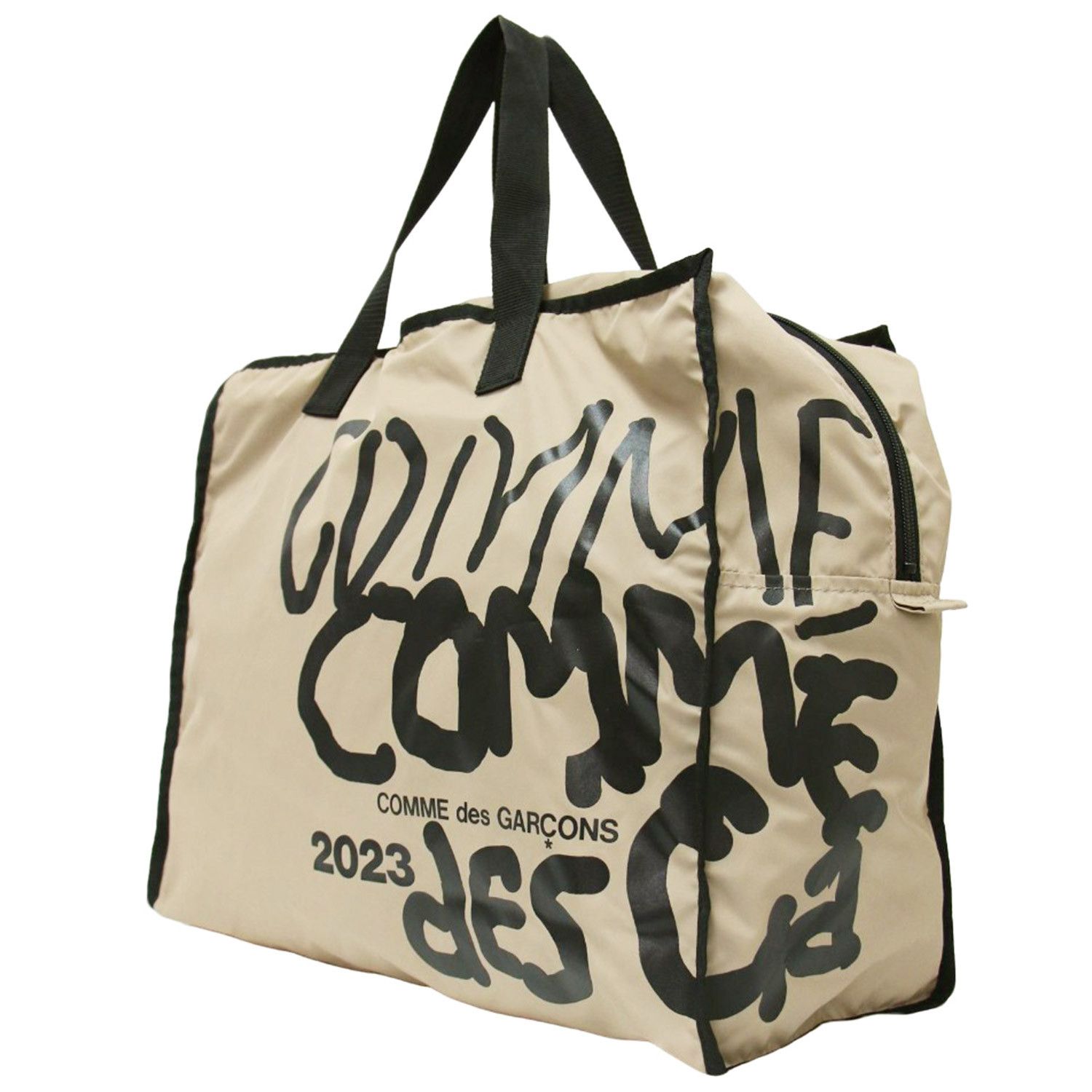 Comme des Garcons Bag Nylon Printed Tote Nylon Beige Size ONE SIZE - 1 Thumbnail
