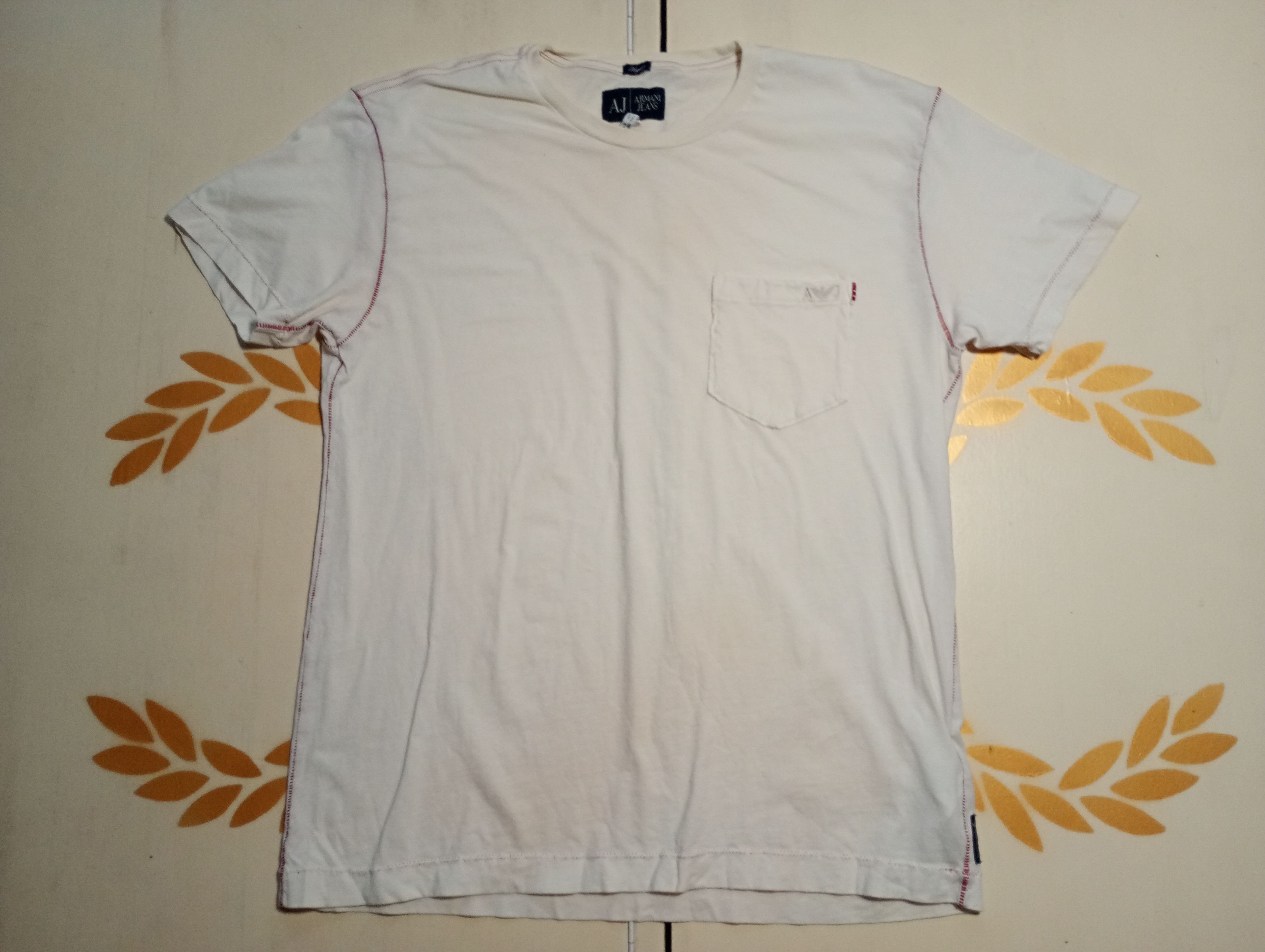 Armani × Designer × Giorgio Armani Armani Jeans T-Shirt Size US XXL / EU 58 / 5 - 1 Thumbnail