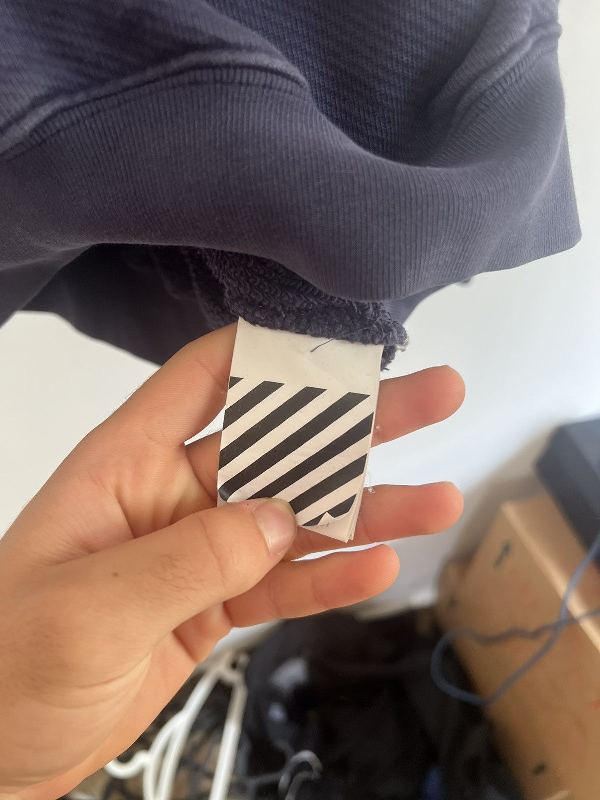Off-White Off white Diagonal Hoodie Size US M / EU 48-50 / 2 - 8 Thumbnail