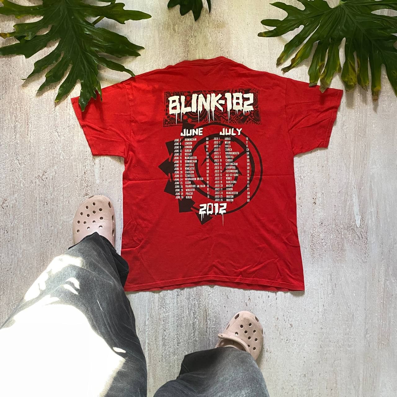 Band Tees VINTAGE Y2K AMAZING BLINK-182 RARE TOUR TEE 263 Size US L / EU 52-54 / 3 - 2 Thumbnail