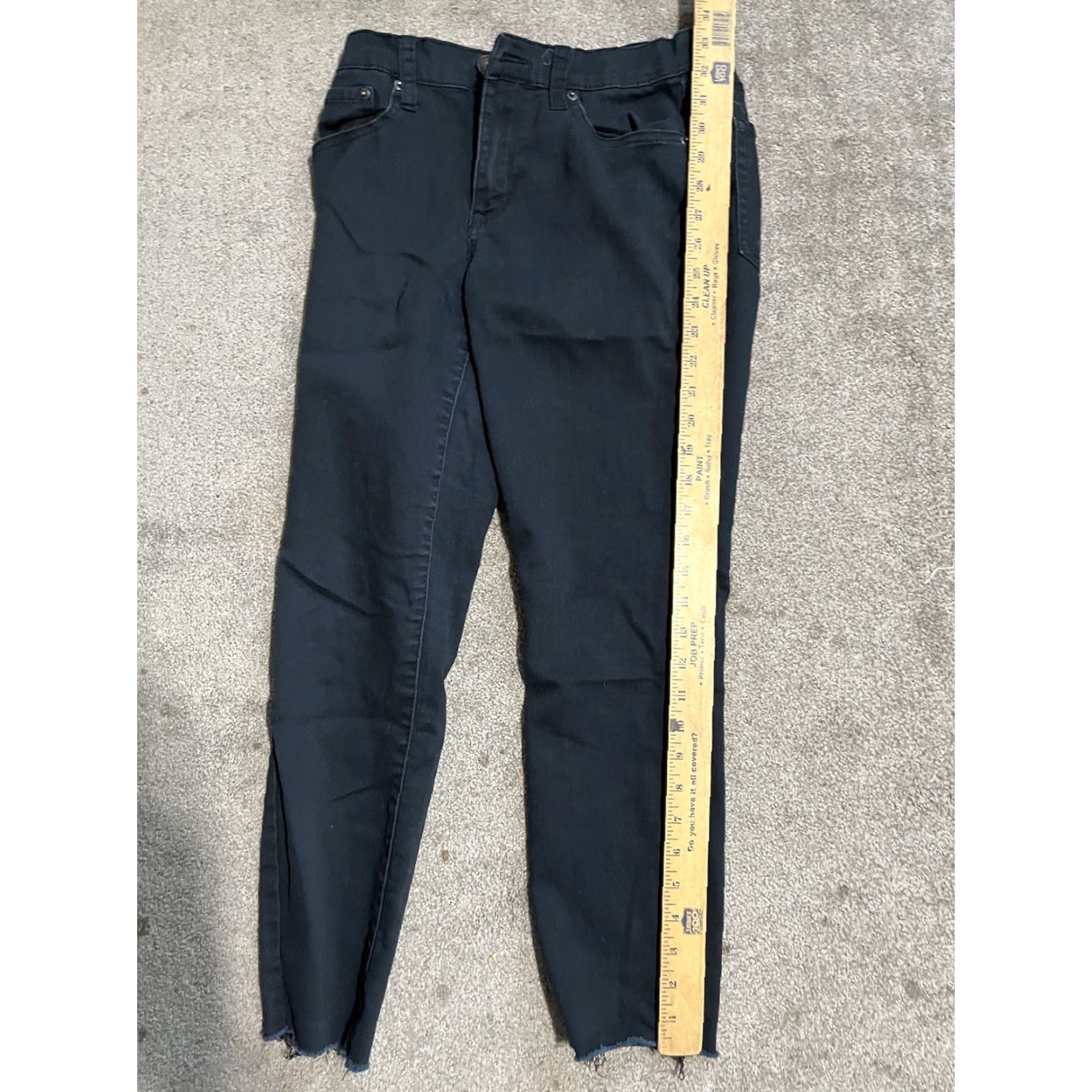 Vintage Aero Womens High Waisted Cropped Jeggings Size 4 Black Denim Stretch Pants Size 27" / US 4 / IT 40 - 8 Thumbnail