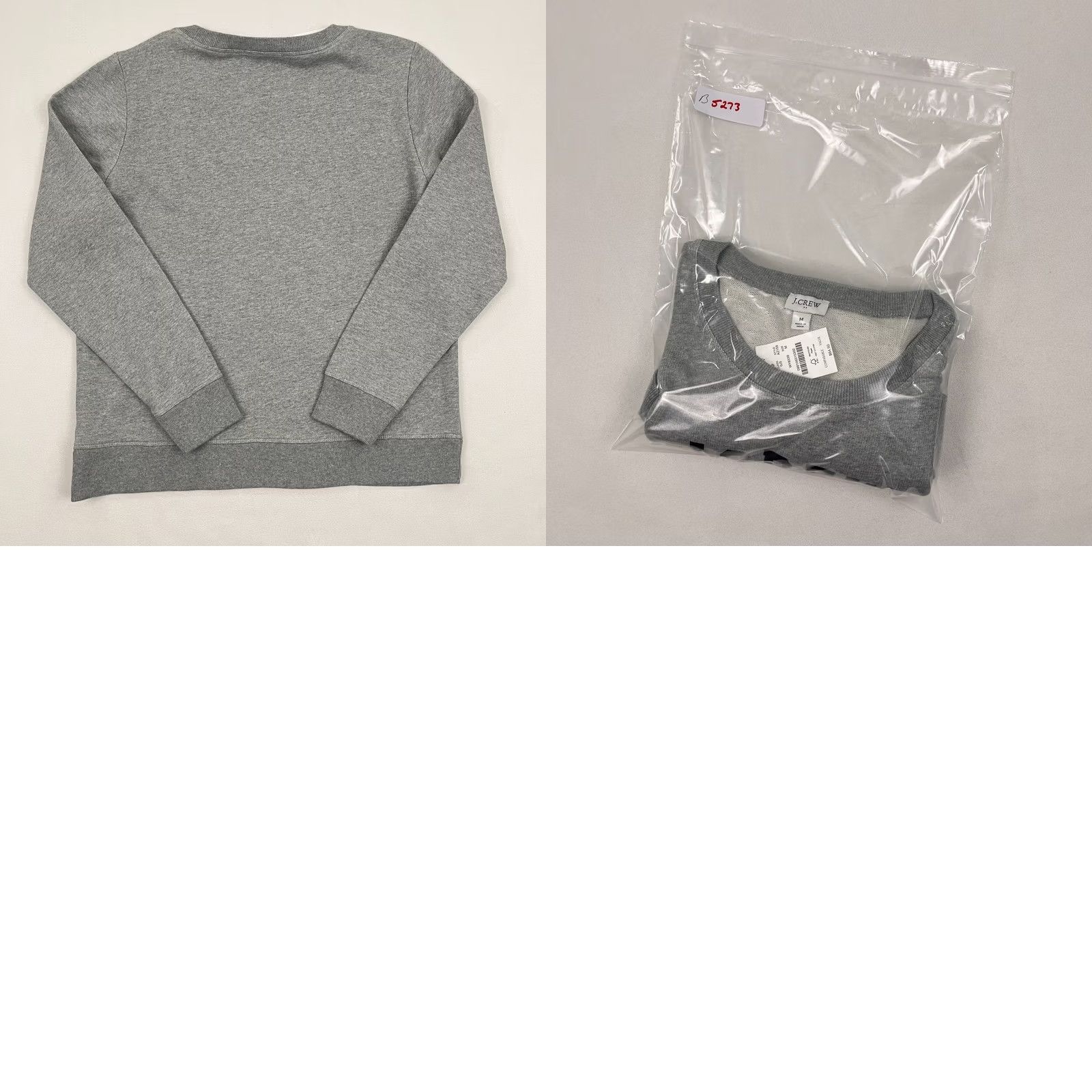 J.Crew J.CREW FACTORY Sweatshirt Womens M Gray Fleece Oars Logo Graphic Crewneck AZ159 Size M / US 6-8 / IT 42-44 - 8 Thumbnail
