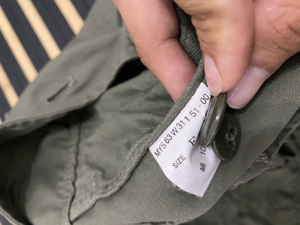 Hysteric Glamour × If Six Was Nine × Japanese Brand Mystic Parachute Flared 6 Pocket Olive Green Cargo Pants Size US 34 / EU 50 - 12 Thumbnail