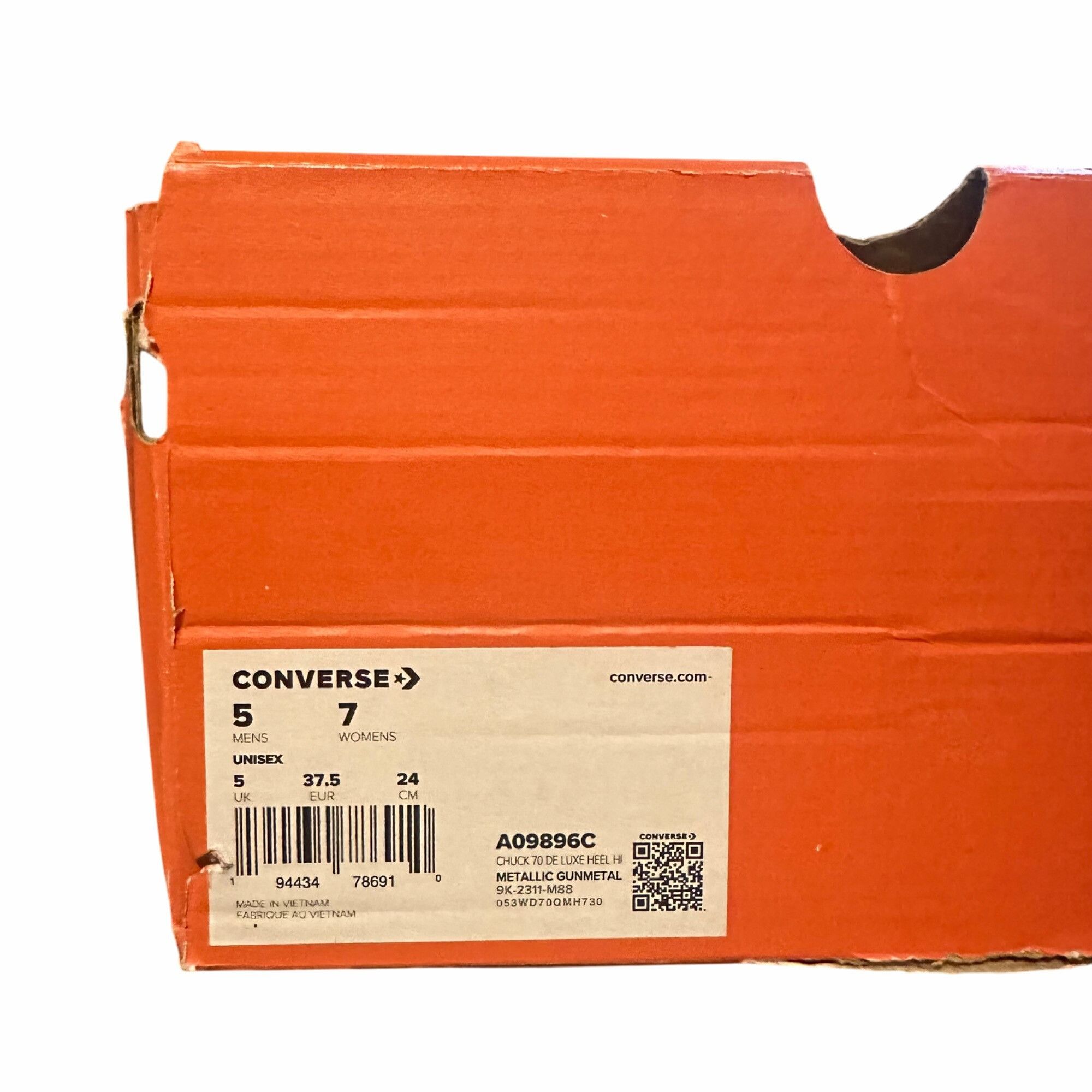 Converse ⭐Converse Chuck 70 De Luxe Heel Sz 5 Mens Shoes Sneakers Met Size US 5 / EU 37 - 8 Thumbnail