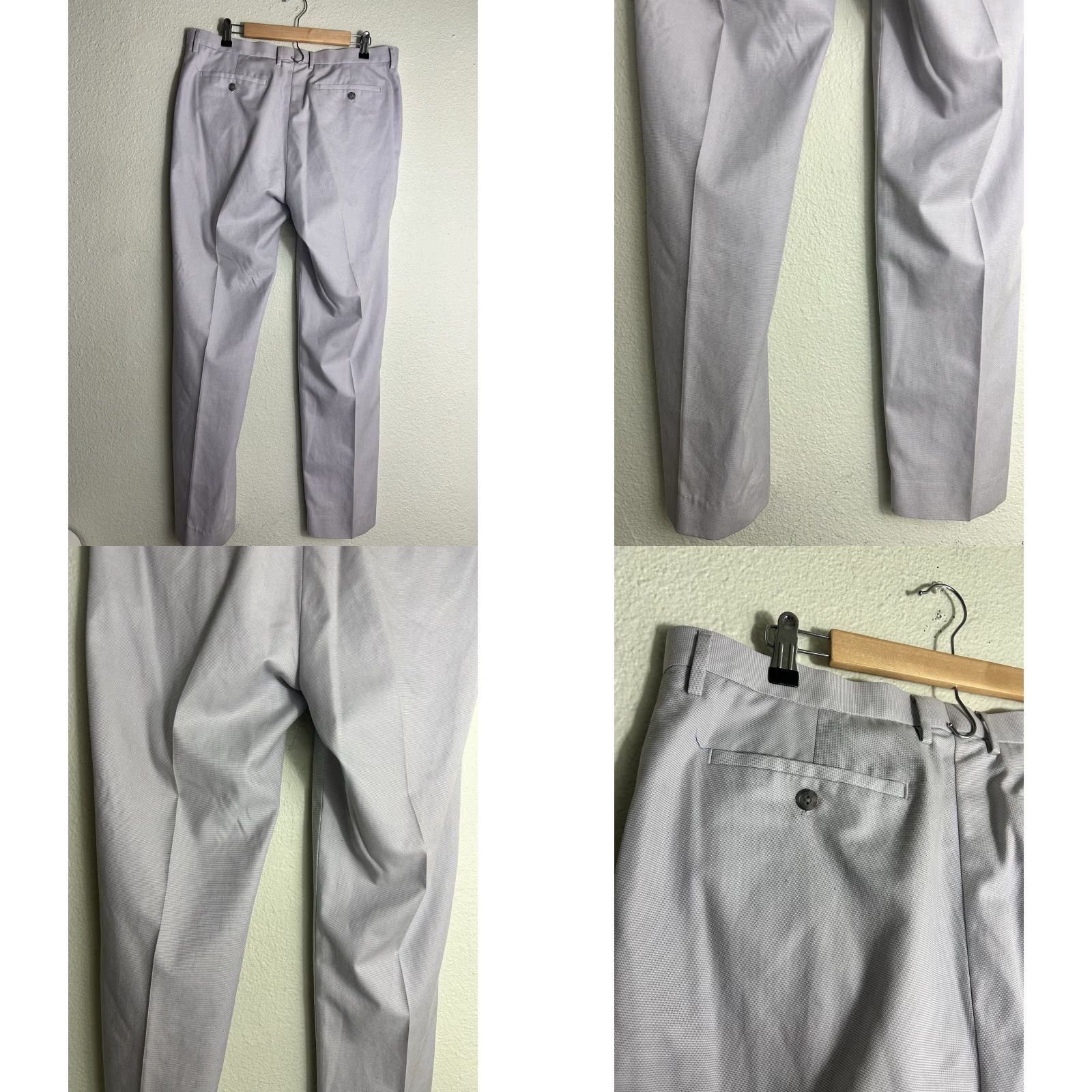 Banana Republic Banana Republic Dress Pants Men Slim Grey Flat Front 32x30 Modern Modern Slim Fit Casual Collegiate City Preppy Mens Size US 32 / EU 48 - 8 Thumbnail