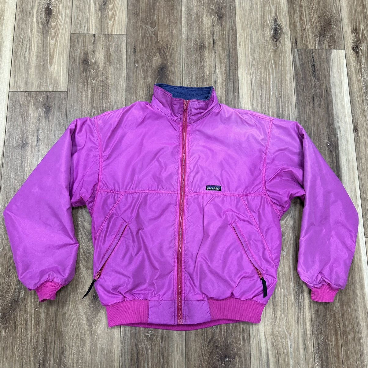 Patagonia 80s 90s Made in USA Patagonia Fleece Lined Bomber Jacket Size L / US 10 / IT 46 - 1 Thumbnail