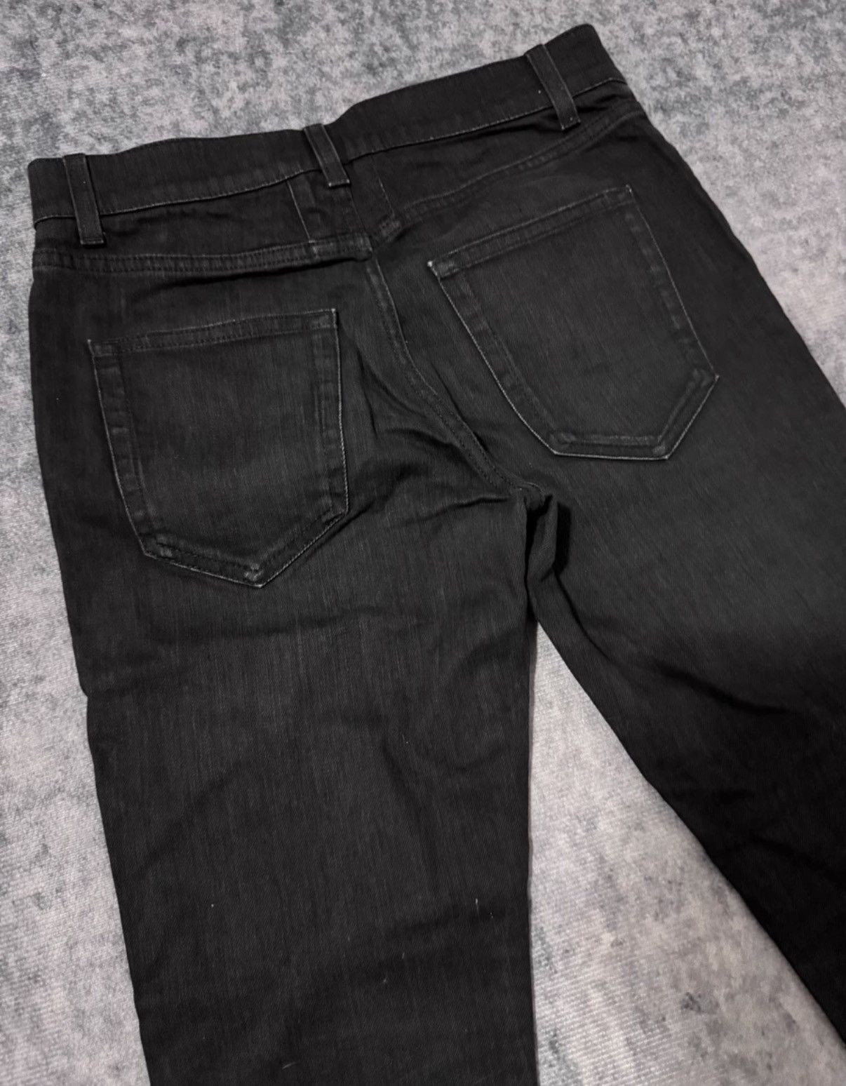 Saint Laurent Paris SLP) 16SS Runway Distressed Frayed Hem Denim Jeans Size US 29 - 4 Thumbnail