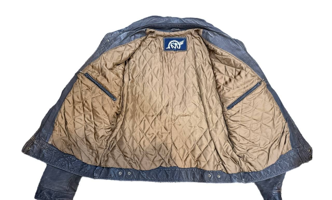 McGregor Vintage McGregor Motorcycle Leather Bomber / Flight Jacket Size US L / EU 52-54 / 3 - 8 Thumbnail