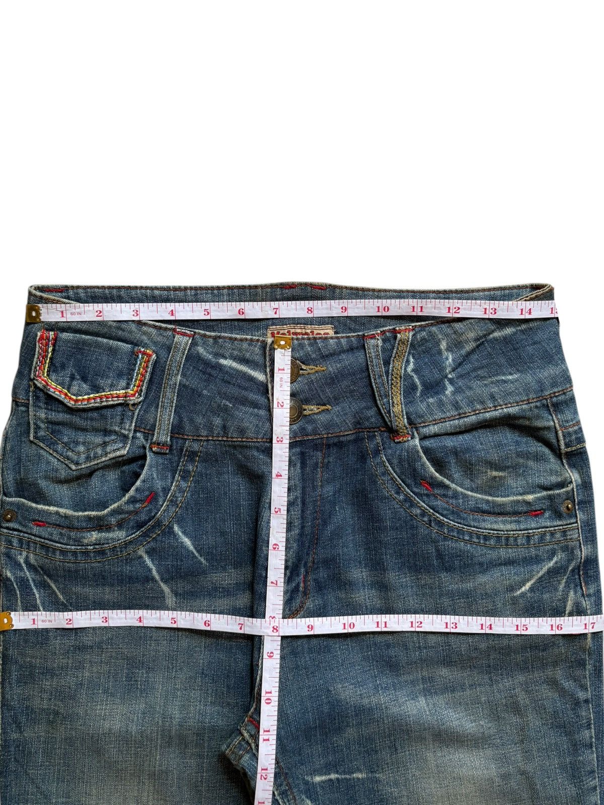 Japanese Brand Vintage Japanese Brand Mud Wash Bootcut Flare Jeans Size 30" / US 8 / IT 44 - 12 Thumbnail