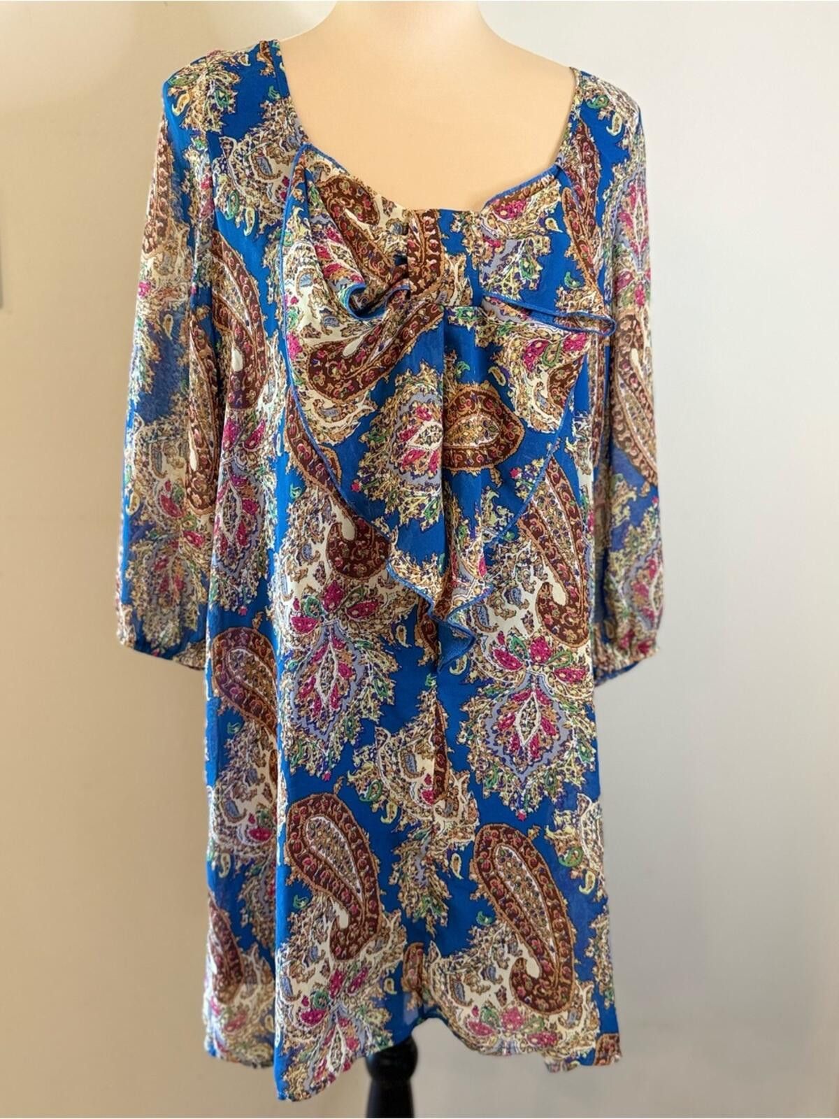 Other Umgee boho shift midi dress paisley pattern multicolor SZ M Size M / US 6-8 / IT 42-44 - 6 Thumbnail