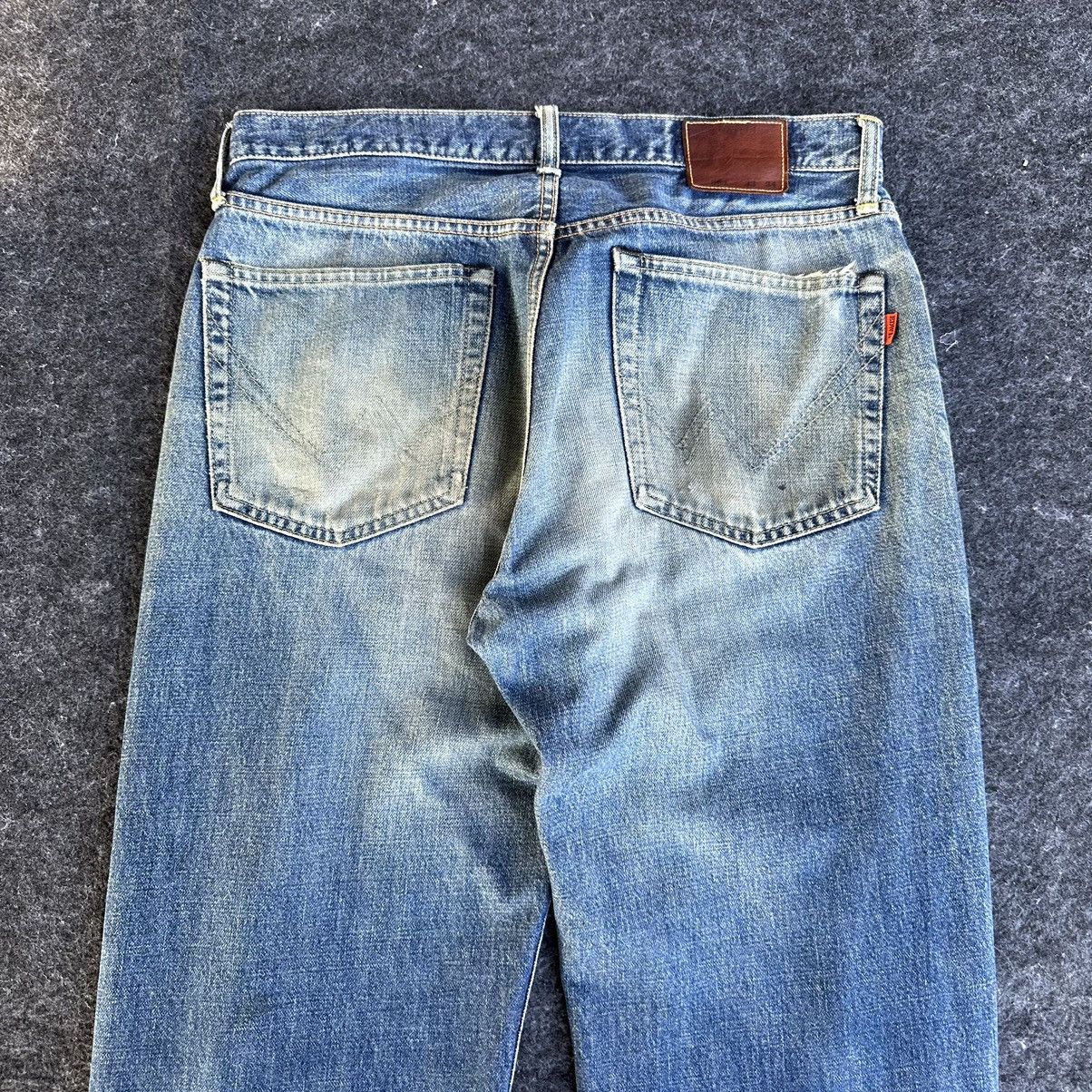 Edwin Vintage Thrash Edwin 504 Regular Orange Tag Denim 33x32 D620 Size US 34 / EU 50 - 5 Thumbnail