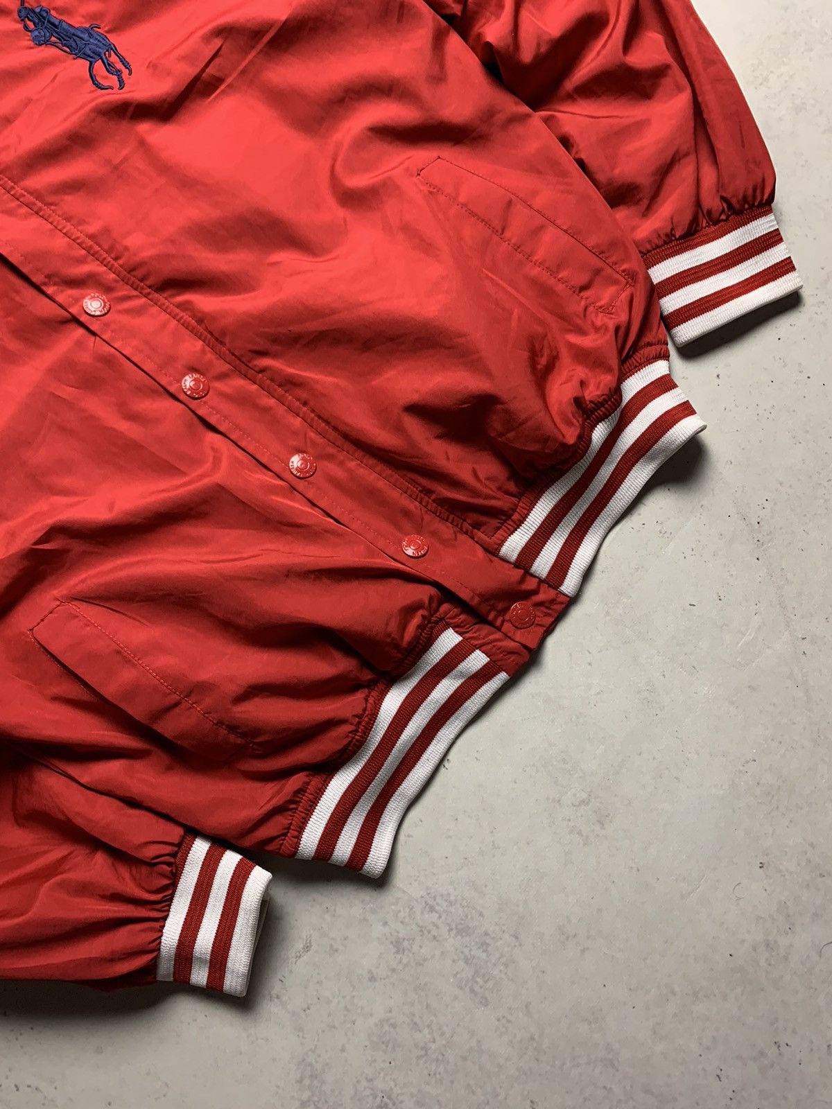 Vintage Polo Ralph Lauren Nylon Bomber Jacket Y2K XL