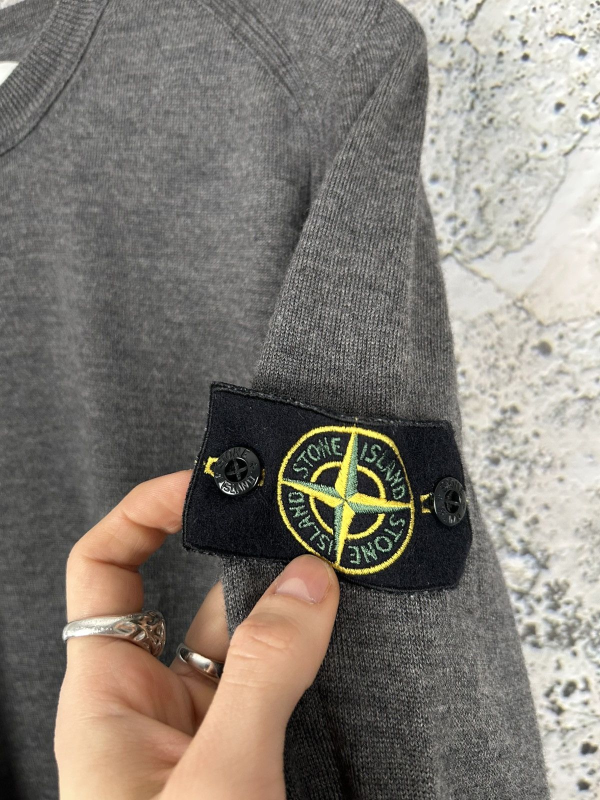 Designer × Stone Island Stone Island Wool Sweater Knit Patch Designer Rare Vintage Size US S / EU 44-46 / 1 - 4 Thumbnail