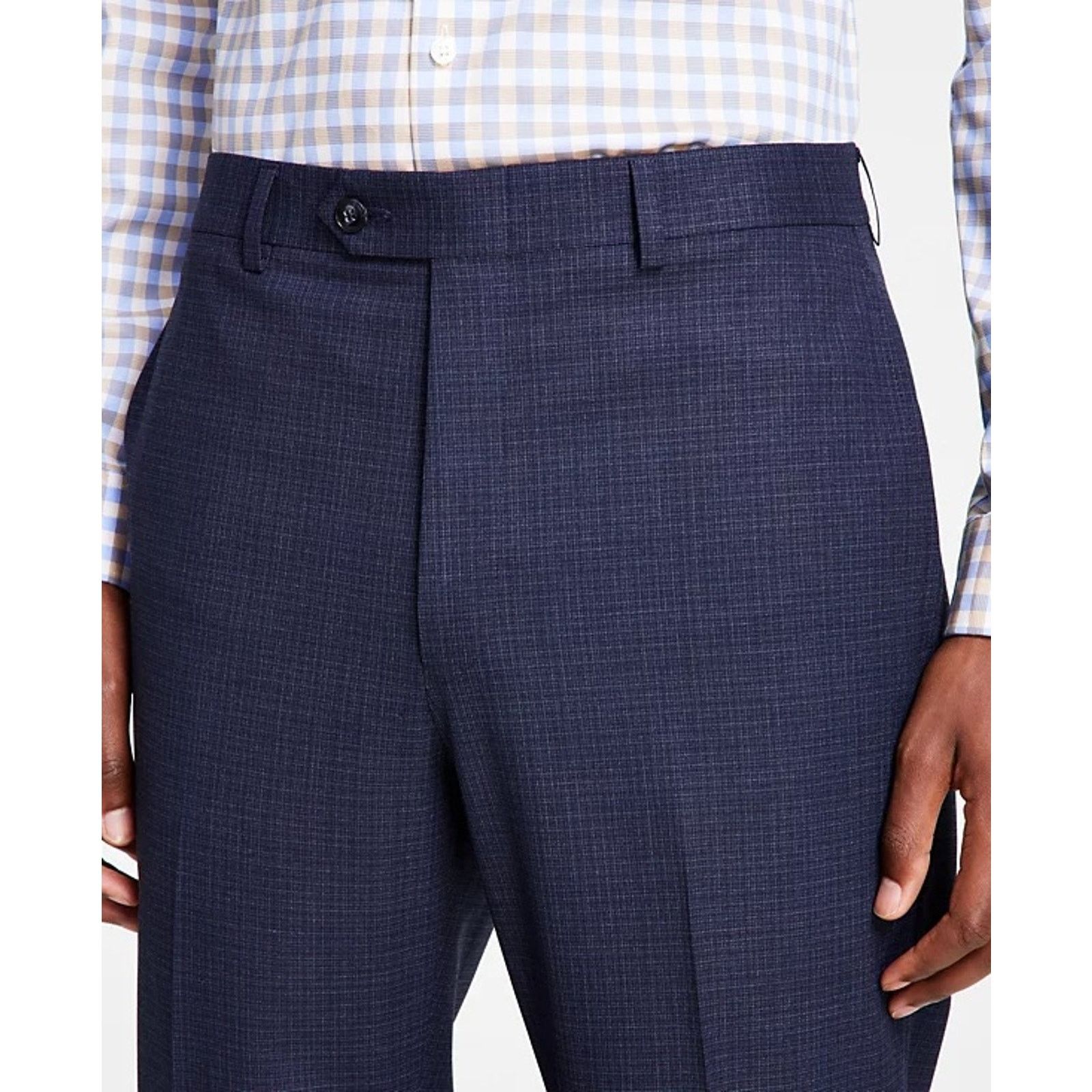 Michael Kors Michael Kors Men's Blue Marvin Dress Pants Size 40W 32L Size US 40 / EU 56 - 4 Thumbnail