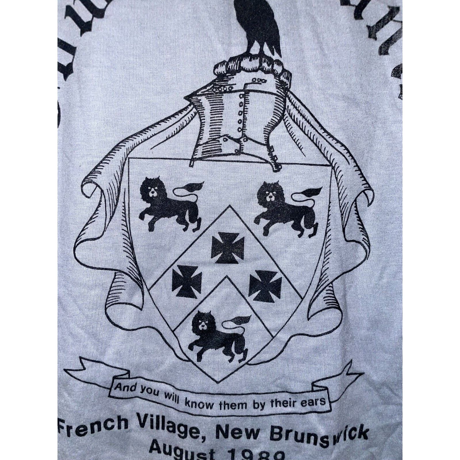 Jerzees Vintage New Brunswick Shirt Fowler Reunion French Tee 80s S Size US S / EU 44-46 / 1 - 4 Thumbnail