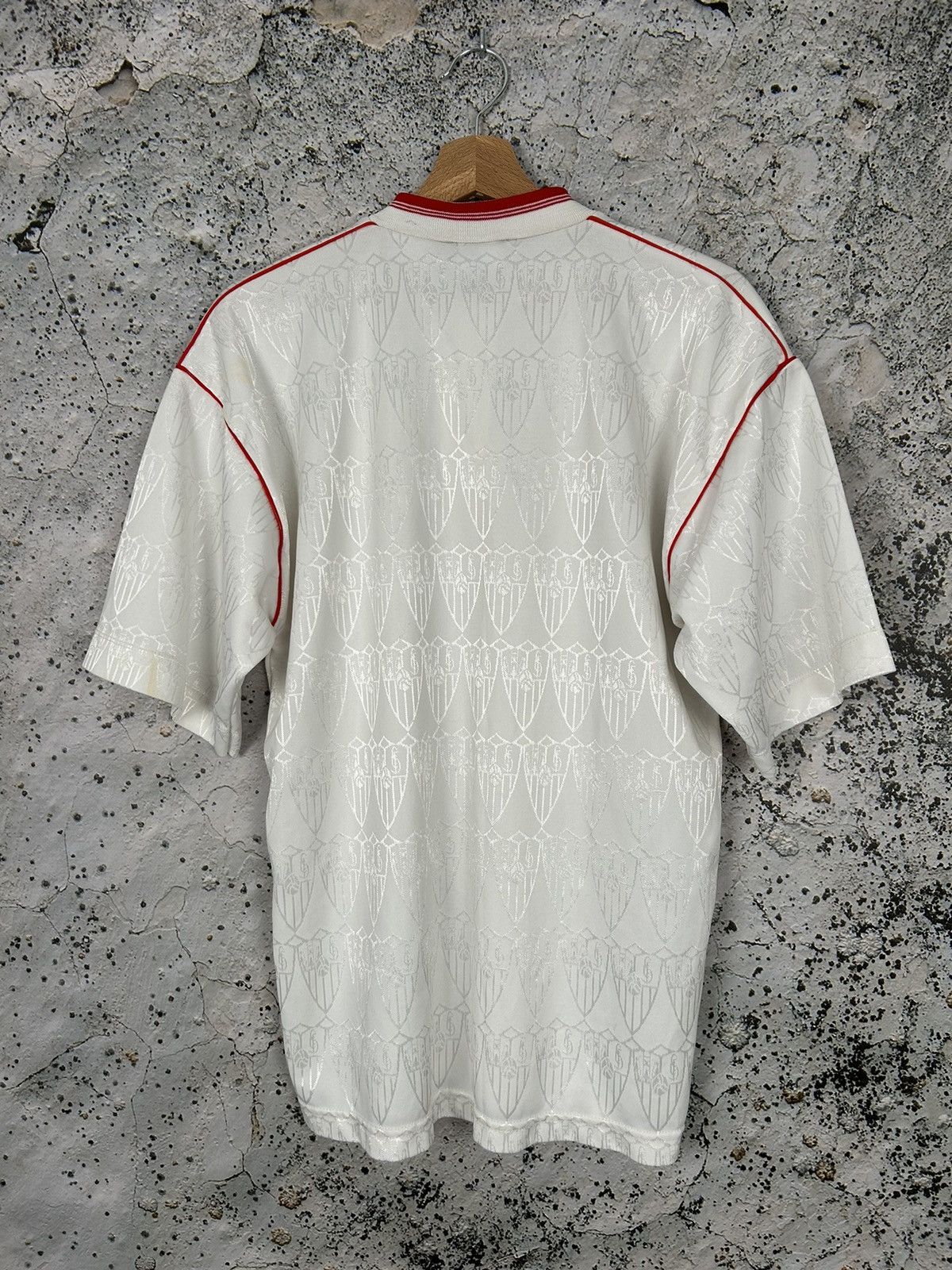 Vintage Vintage Sevilla FC 90-92 Ultra Rare Soccer Jersey Bukta Size US L / EU 52-54 / 3 - 8 Thumbnail