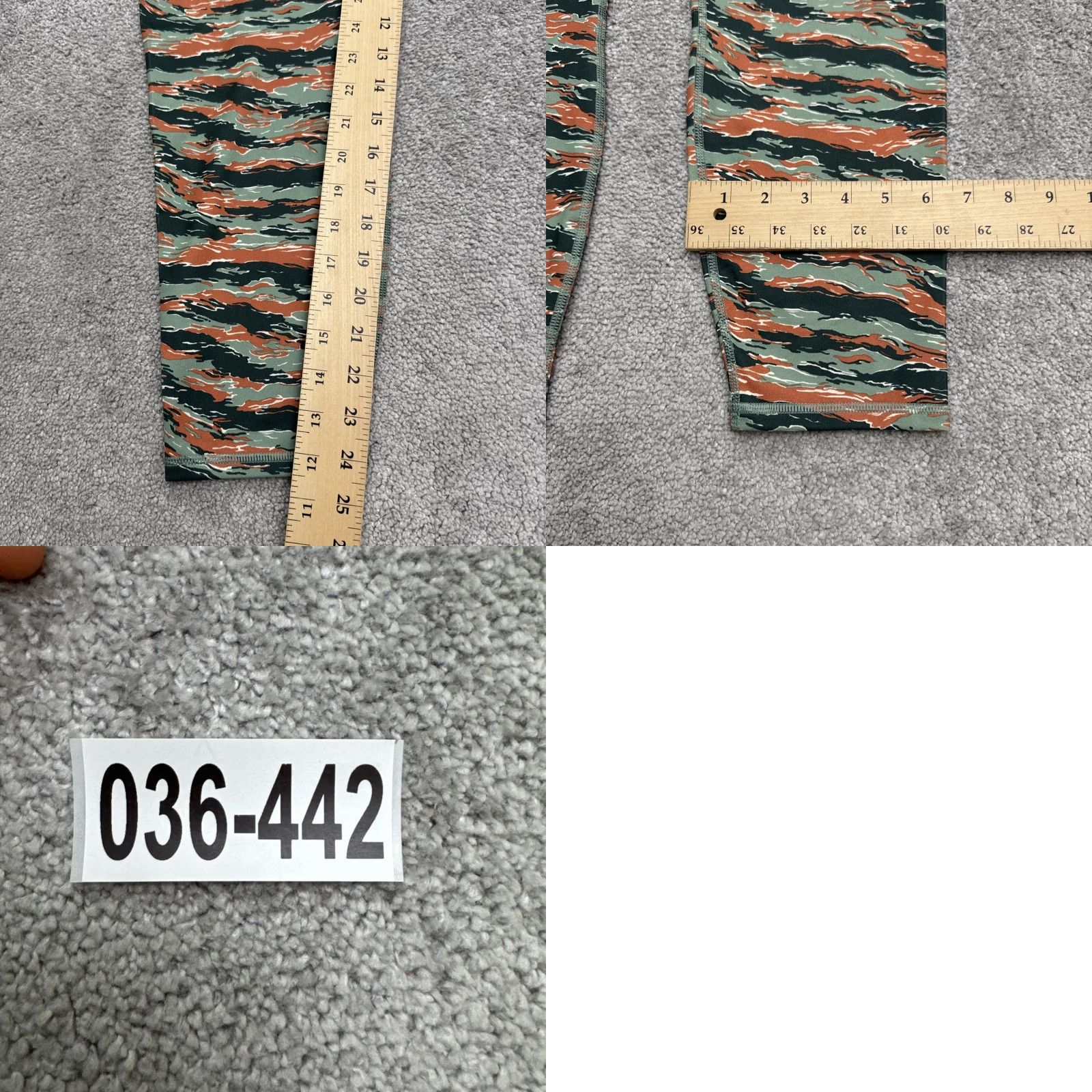 Fabletics Fabletics Powerhold Leggings Womens 1X Multicolor Animal Print 7/8 High Waisted Skinny Leggings Athletic Yoga Running & Jogging Gym & Training Womens Size 40" / US 18 - 9 Thumbnail