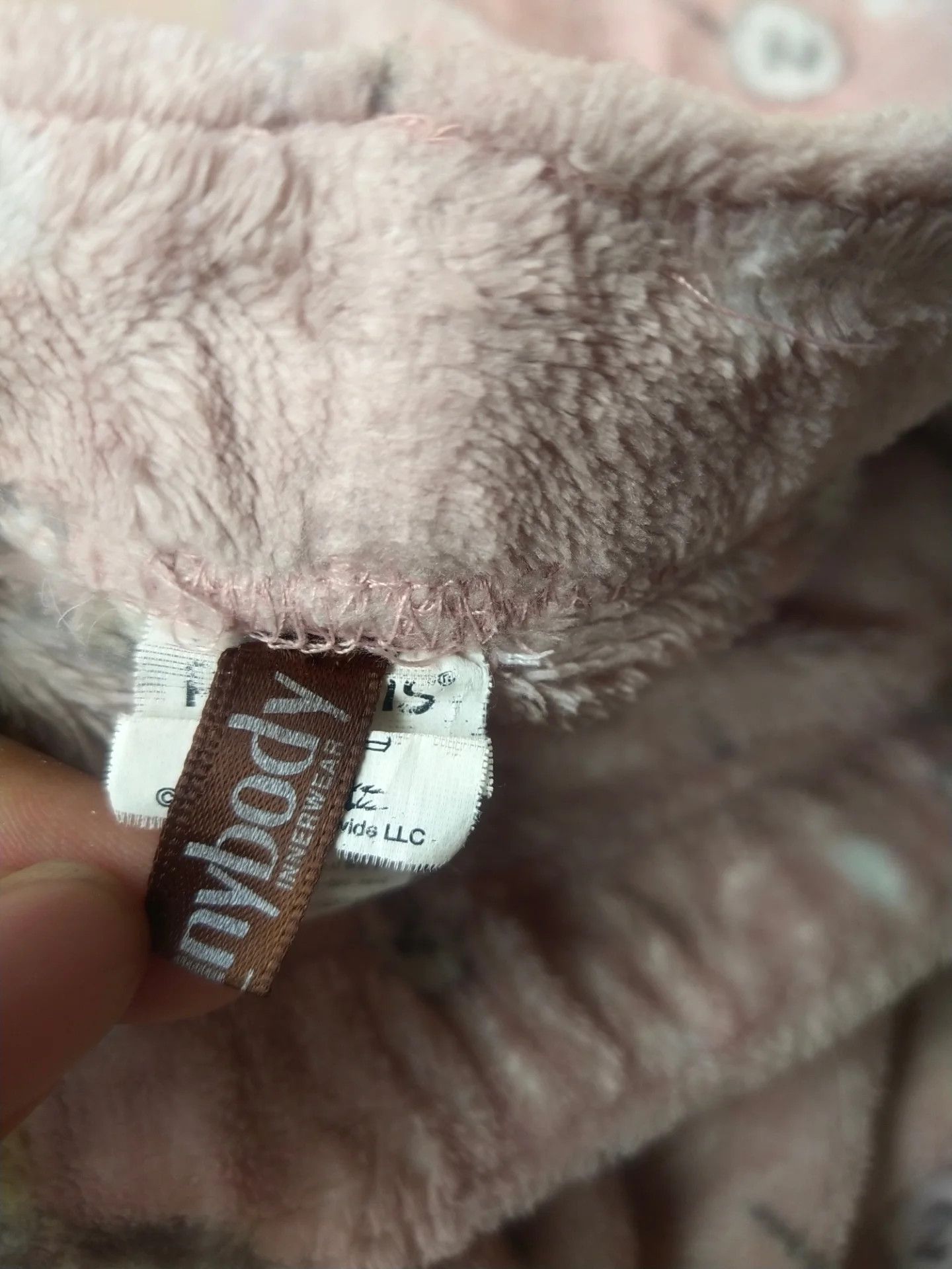 Peanuts Snoopy Peanuts Fleece Lounge Pants Pink Size 29" - 6 Thumbnail