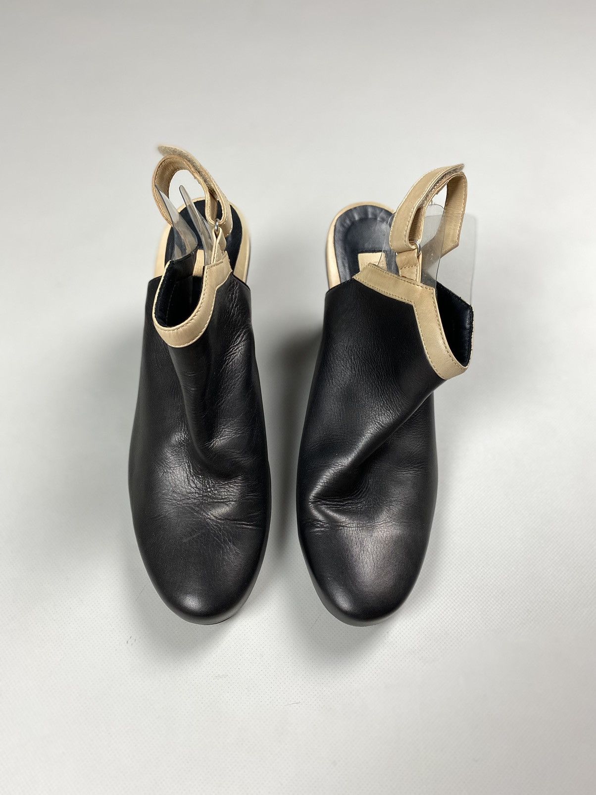 Marithe + Francois Girbaud Marithe Francois Girbaud avant-garde leather heels boots Size US 11 / IT 41 - 7 Thumbnail