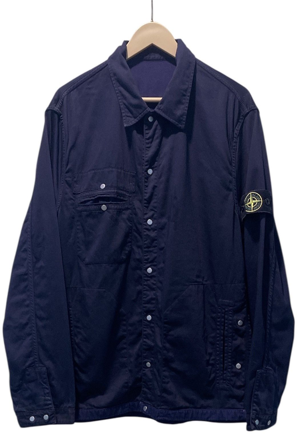 Stone Island Aw03 Stone Island Reversible Overshirt Size US L / EU 52-54 / 3 - 3 Thumbnail