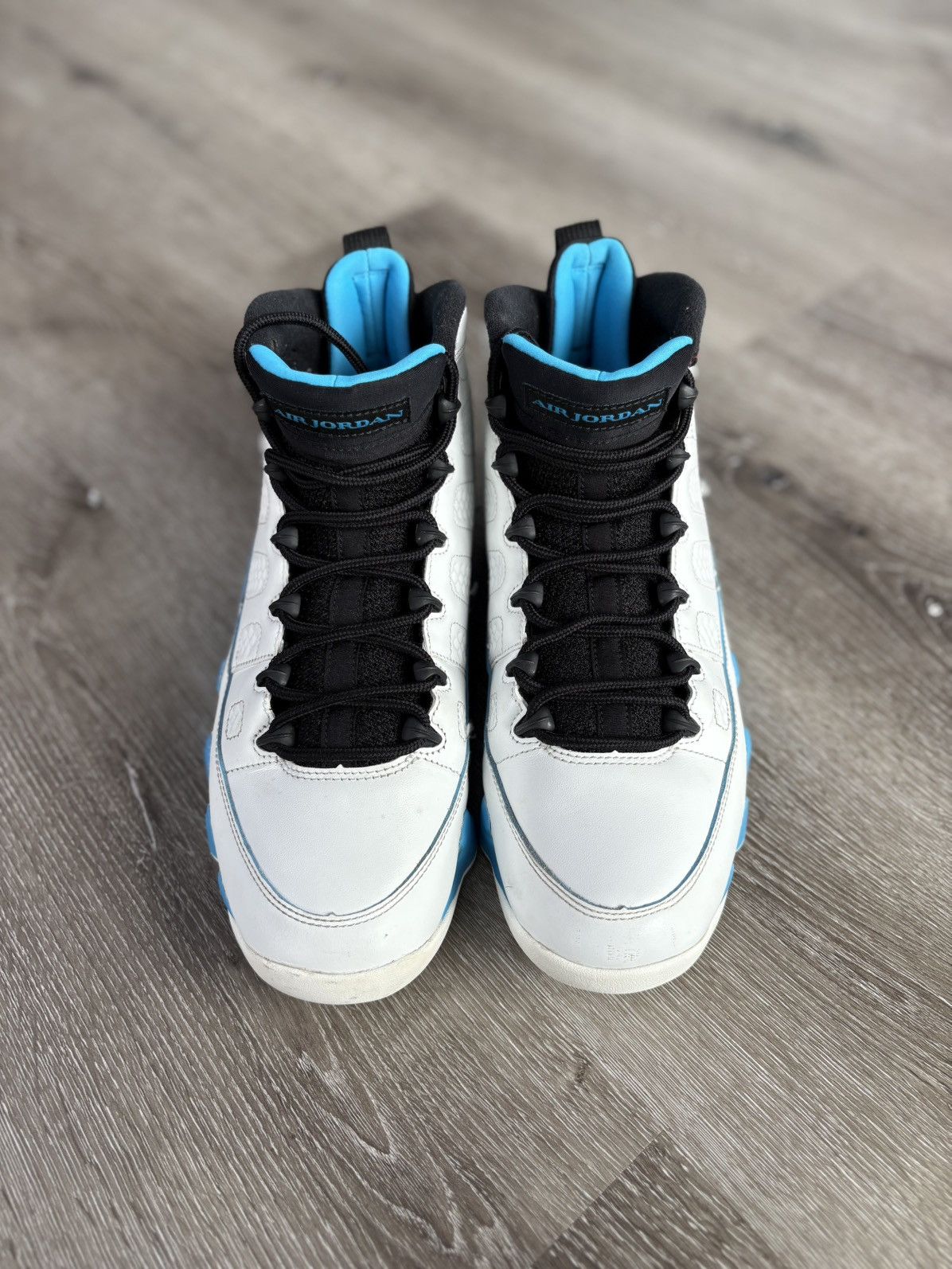 Jordan Brand Air Jordan 9 Retro “Powder Blue” (2024) **PRE-OWNED** Size US 10.5 / EU 43-44 - 3 Thumbnail
