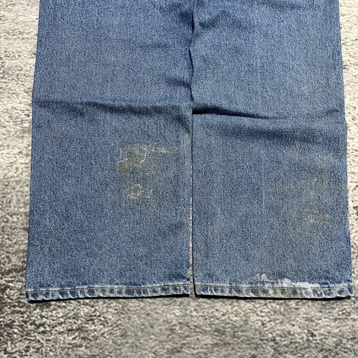 Wrangler VINTAGE WRANGLER BAGGY LOOSE FIT CARPENTER WORKWEAR JEANS Size US 36 / EU 52 - 3 Thumbnail