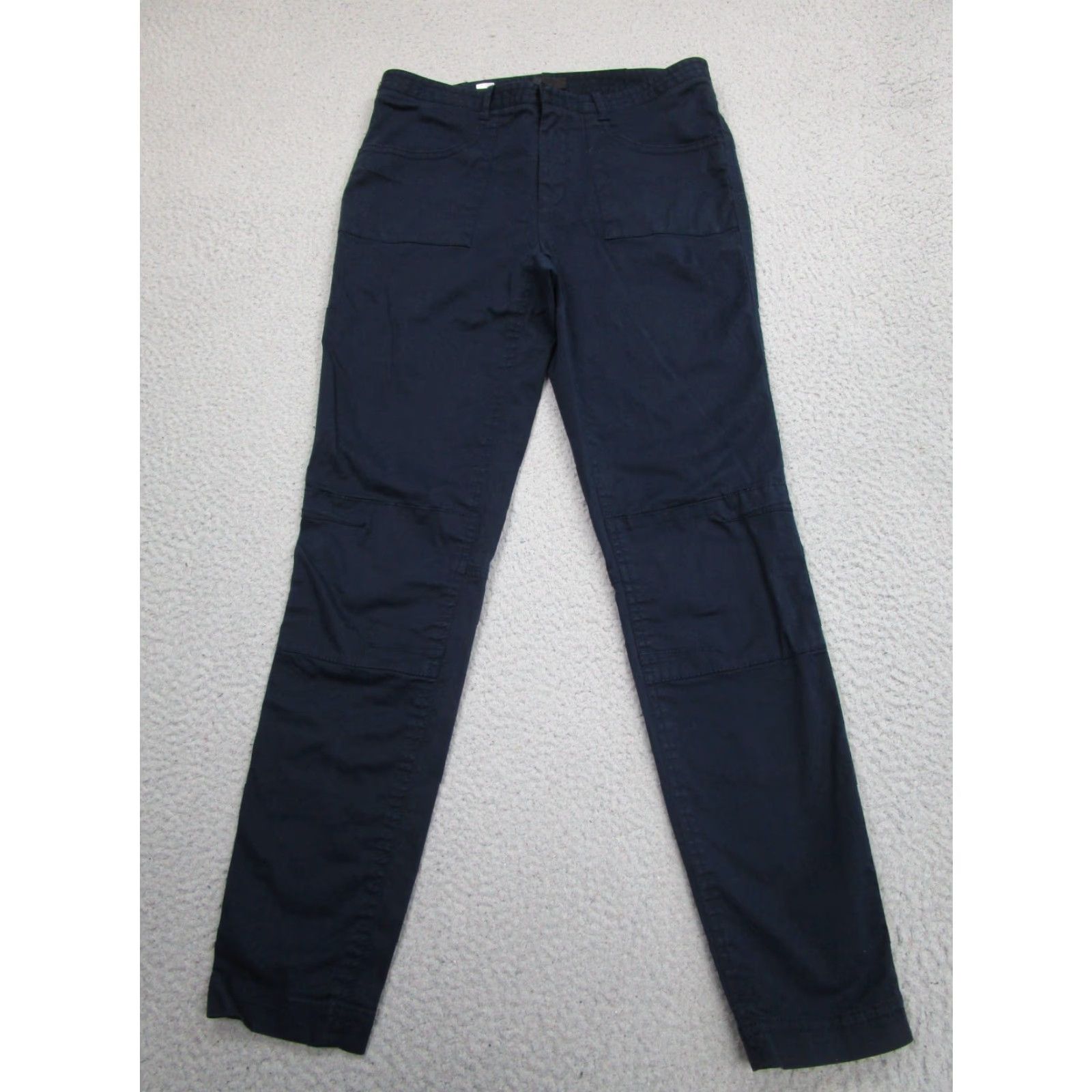 Vintage ATM Pants Womens 6 Navy Blue Utility Trousers Military Chino Tapered Casual Pockets Reg Leg Style Womens Pants Size 28" / US 6 / IT 42 - 2 Thumbnail