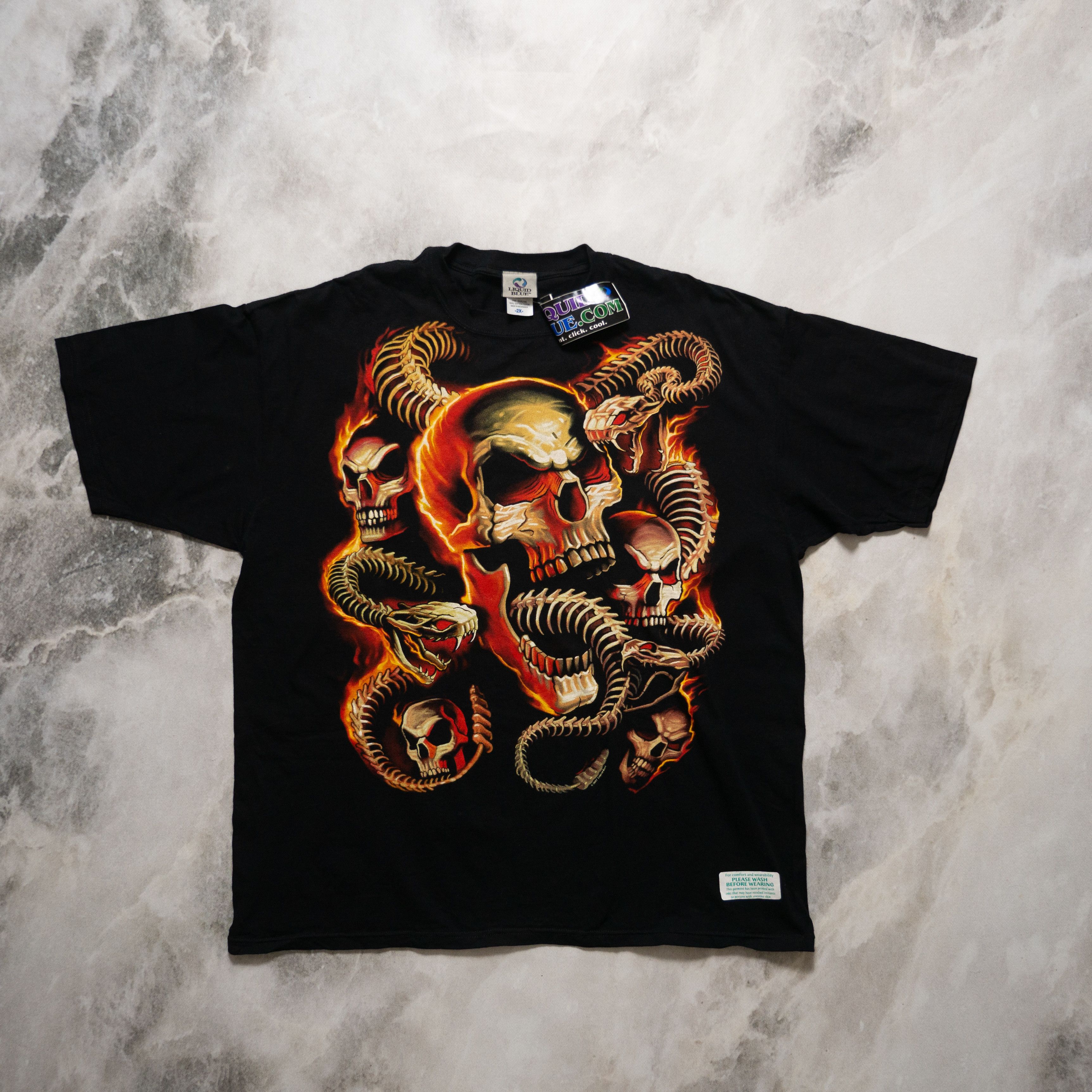 Liquid Blue × Vintage Liquid Blue Vintage T-Shirt New Deadstock 2x Size US XXL / EU 58 / 5 - 1 Thumbnail