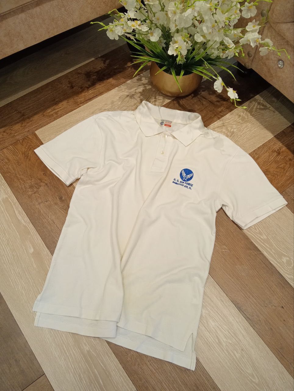 Buzz Rickson's JAPANESE BUZZ RICKSON U.S AIR FORCE POLO SHIRT Size US L / EU 52-54 / 3 - 3 Thumbnail