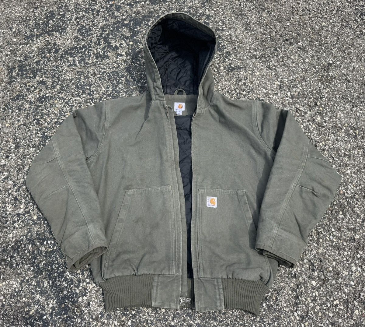 Carhartt Carhartt Moss Green Hooded Jacket Detroit Active 104050 MOS Size US M / EU 48-50 / 2 - 5 Thumbnail