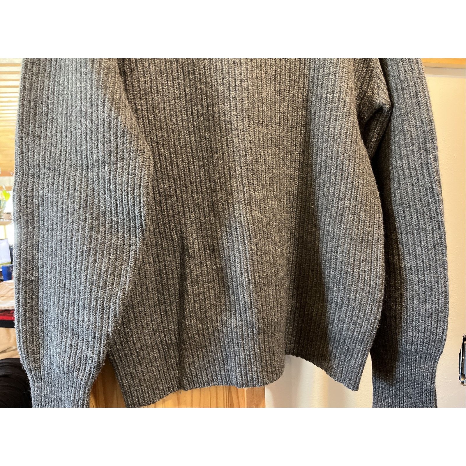 Other Welgrume Sportswear Women’s M Lambswool Orlon Sweater Gray Size M / US 6-8 / IT 42-44 - 5 Thumbnail