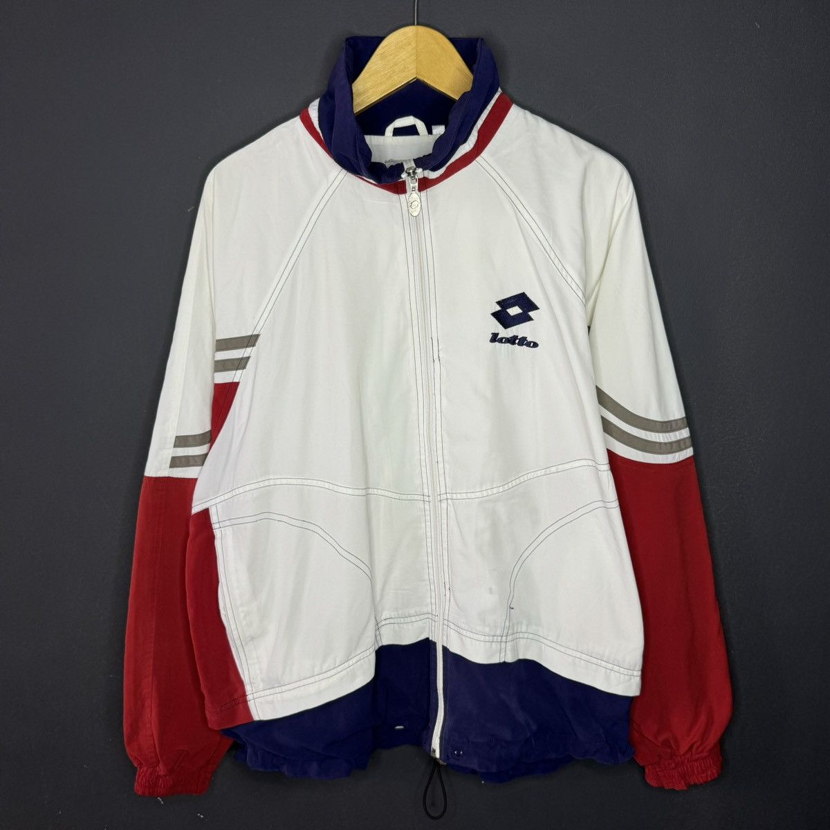 Lotto Sport Vintage Lotto Zip Sweater Windbreaker Y2K 90s Size US L / EU 52-54 / 3 - 1 Thumbnail
