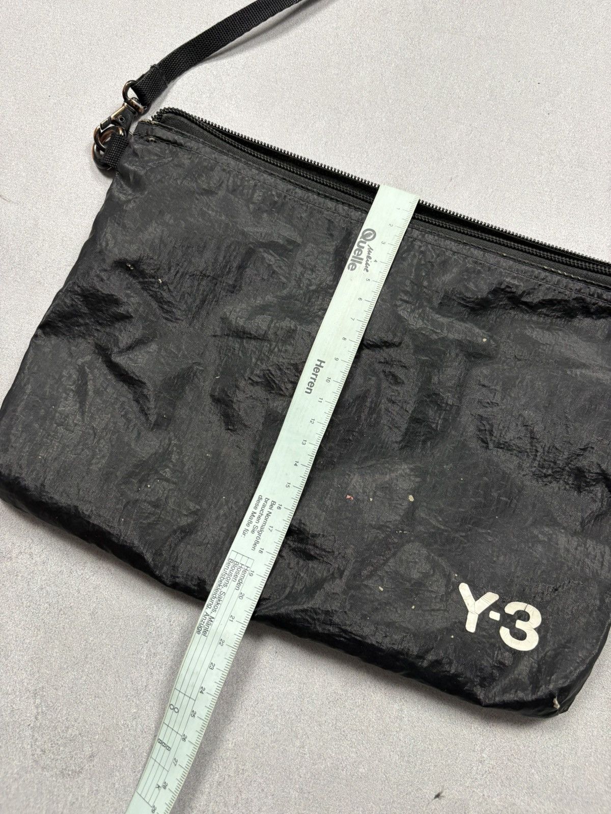 Y-3 Y-3 Yohji Yamamoto Nylon Crossbody Shoulder Bag Black Adidas Size ONE SIZE - 23 Thumbnail